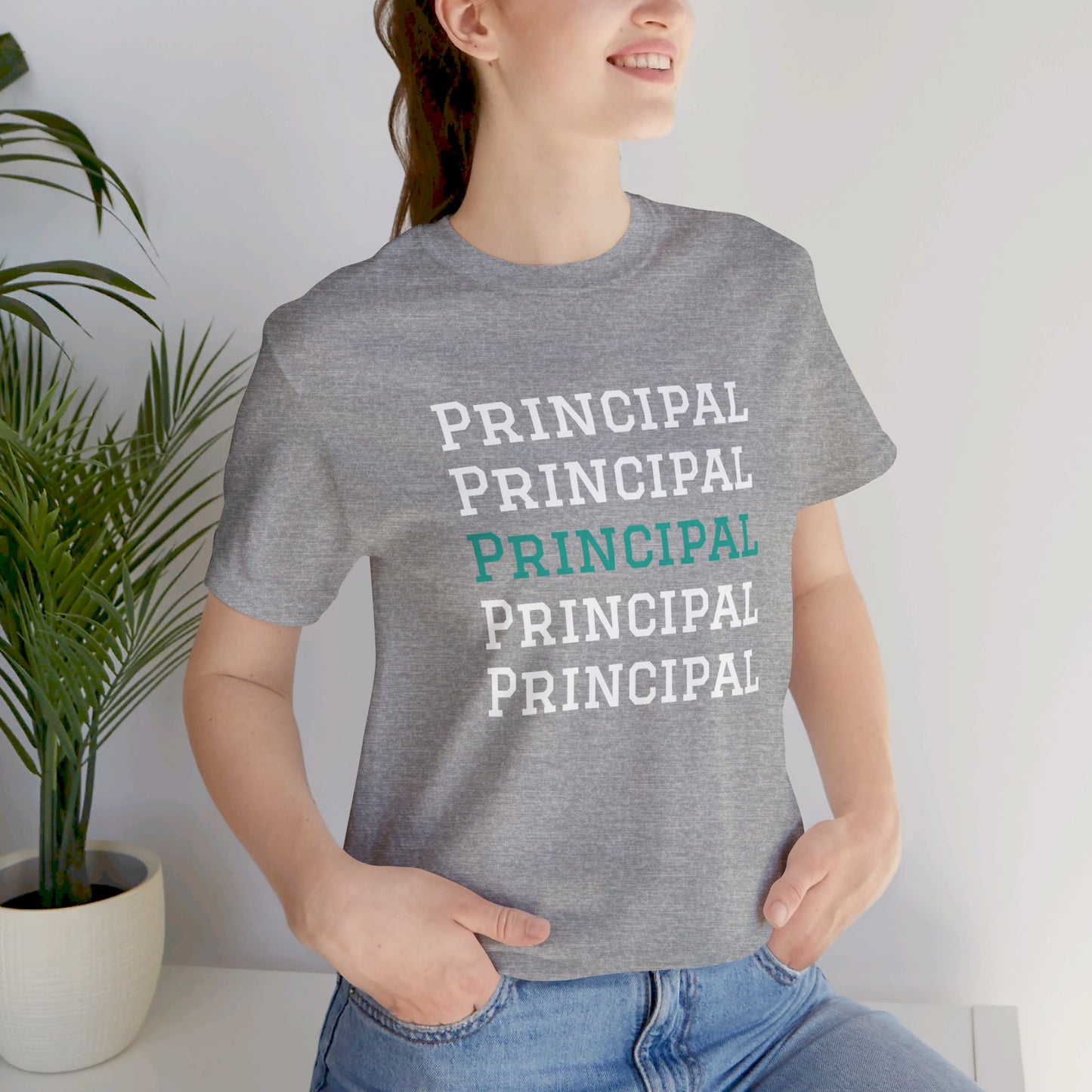 AWSP Principal | Unisex Jersey Short Sleeve Tee