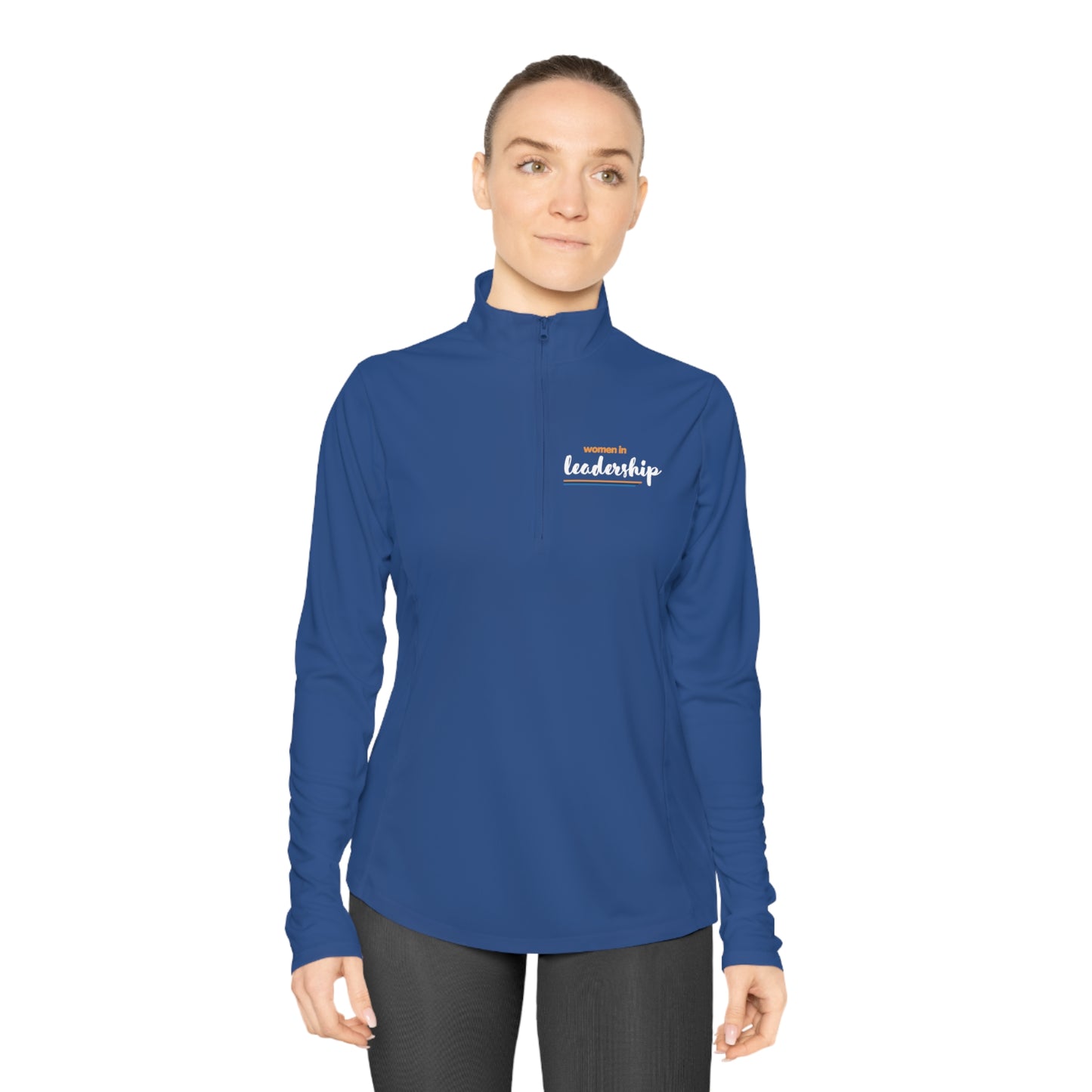 Women in Leadership Ladies Quarter-Zip Pullover
