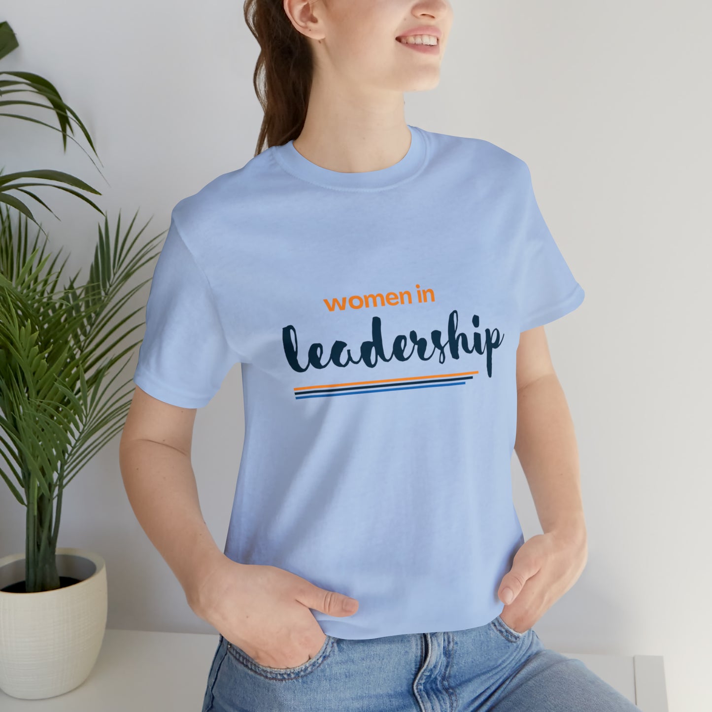 Women in Leadership Tee Unisex Jersey Short Sleeve Tee