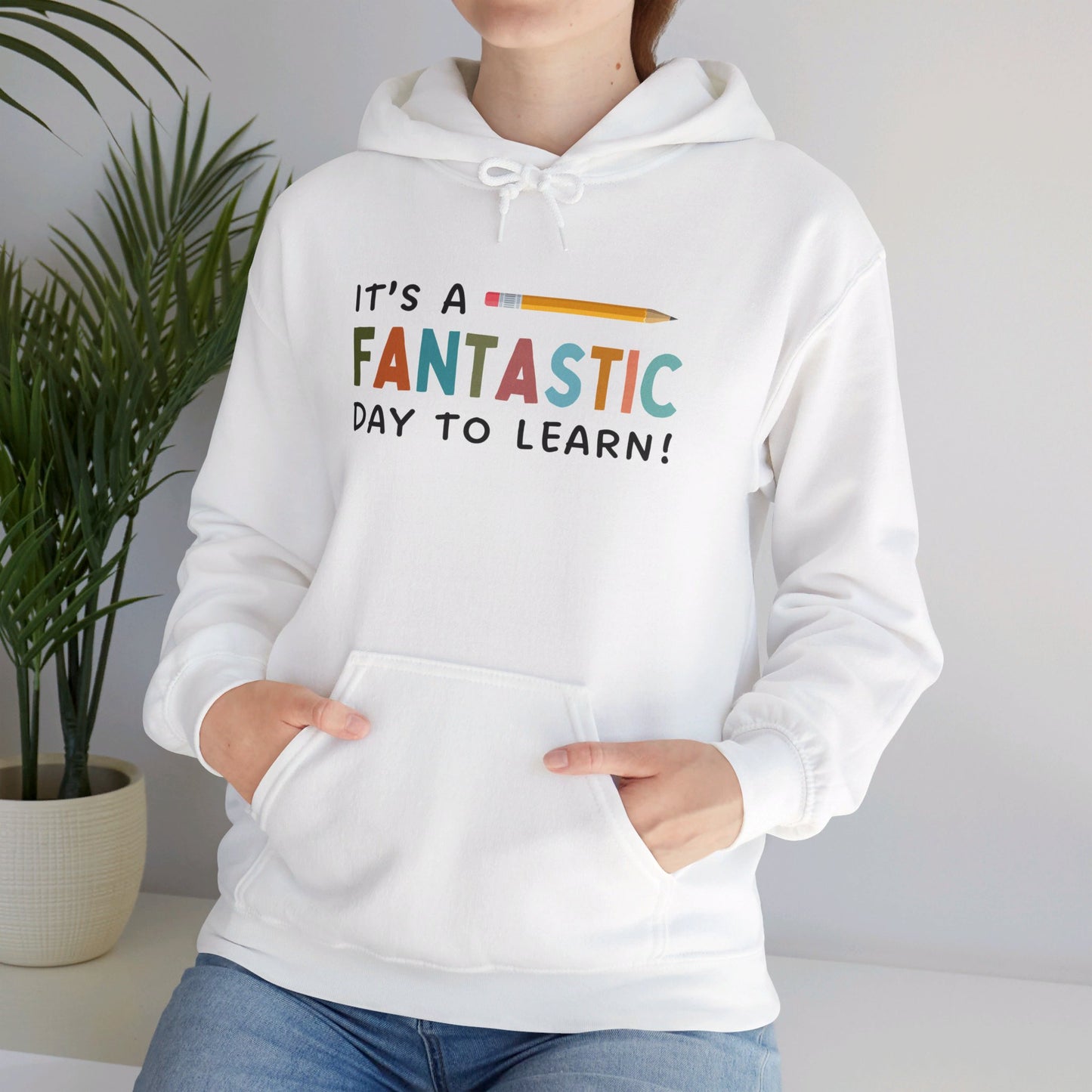 It's a Fantastic Day to Learn | Unisex Heavy Blend™ Hooded Sweatshirt