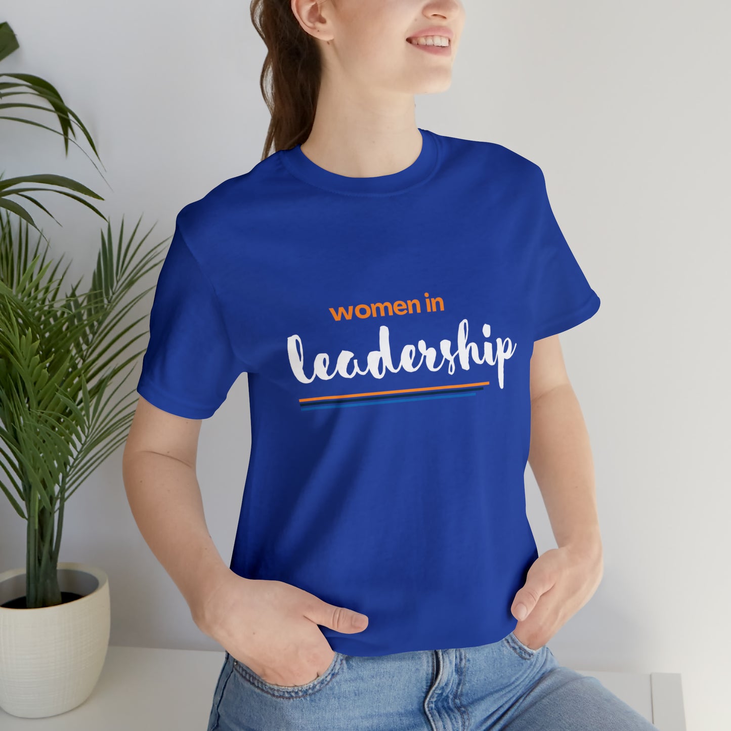 Women in Leadership Tee Unisex Jersey Short Sleeve Tee