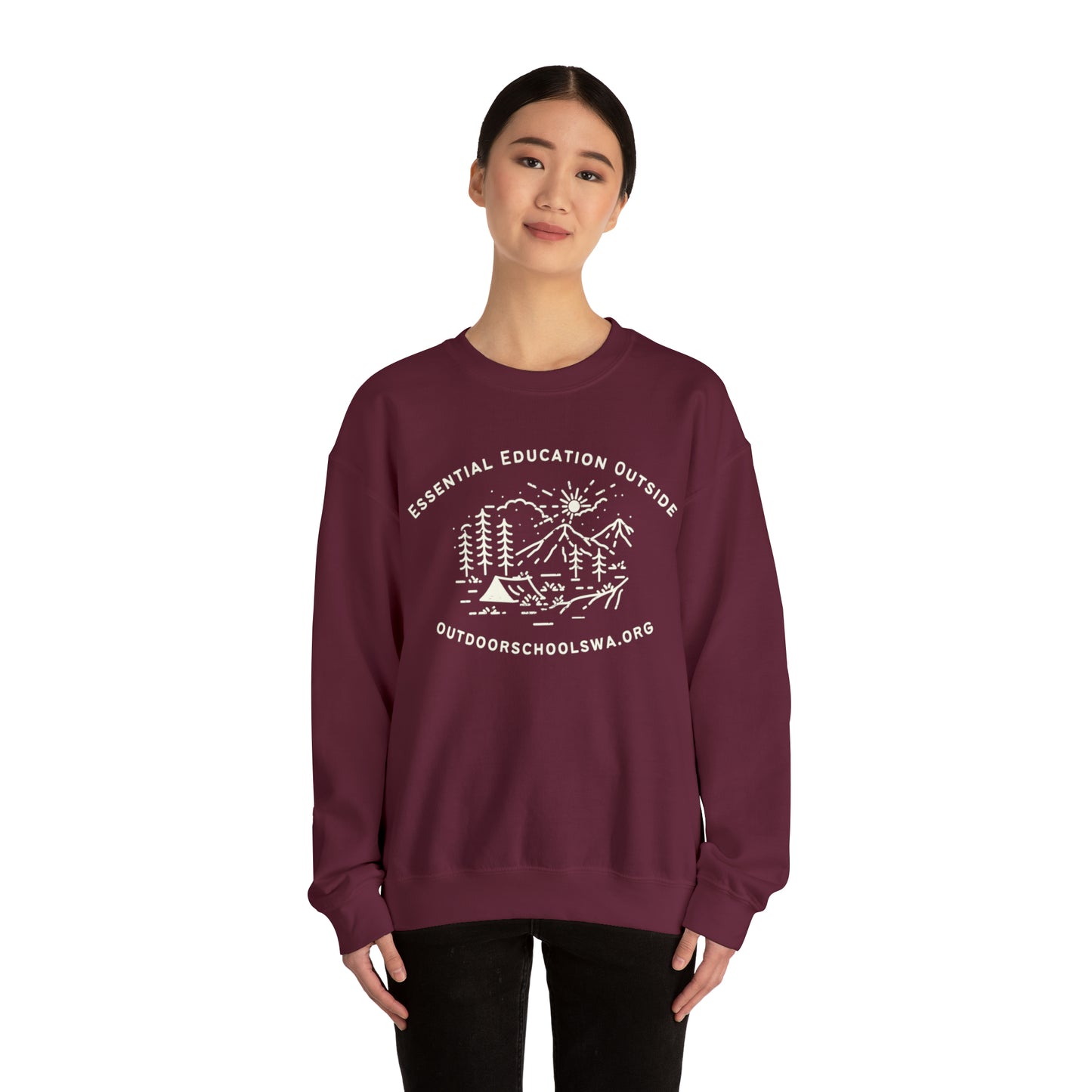 Outdoor Schools Unisex Heavy Blend™ Crewneck Sweatshirt