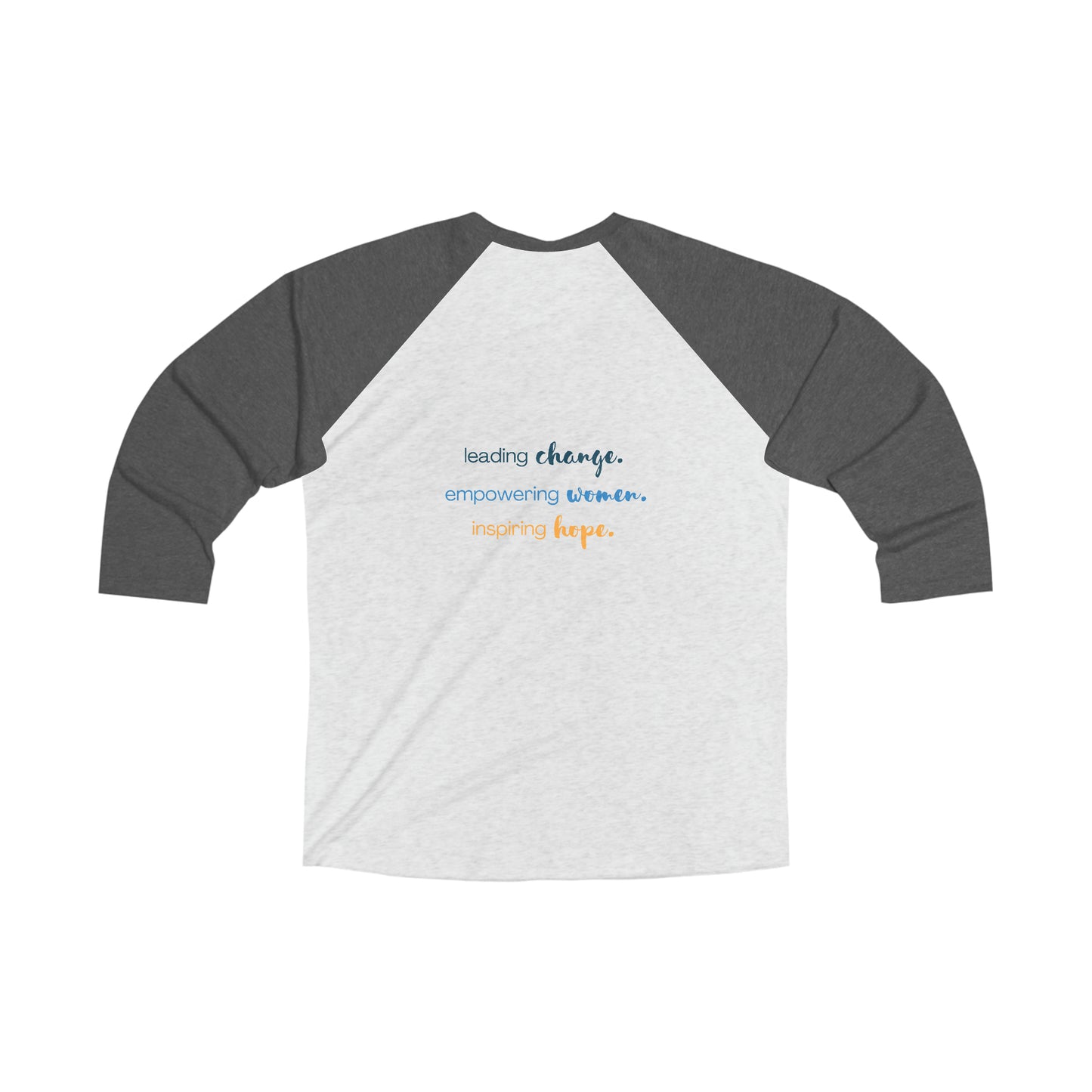 Women in Leadership Unisex Tri-Blend 3\4 Raglan Tee