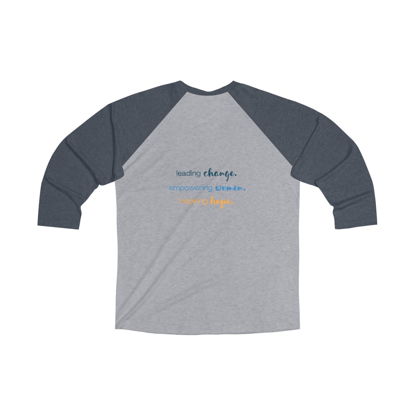 Women in Leadership Unisex Tri-Blend 3\4 Raglan Tee