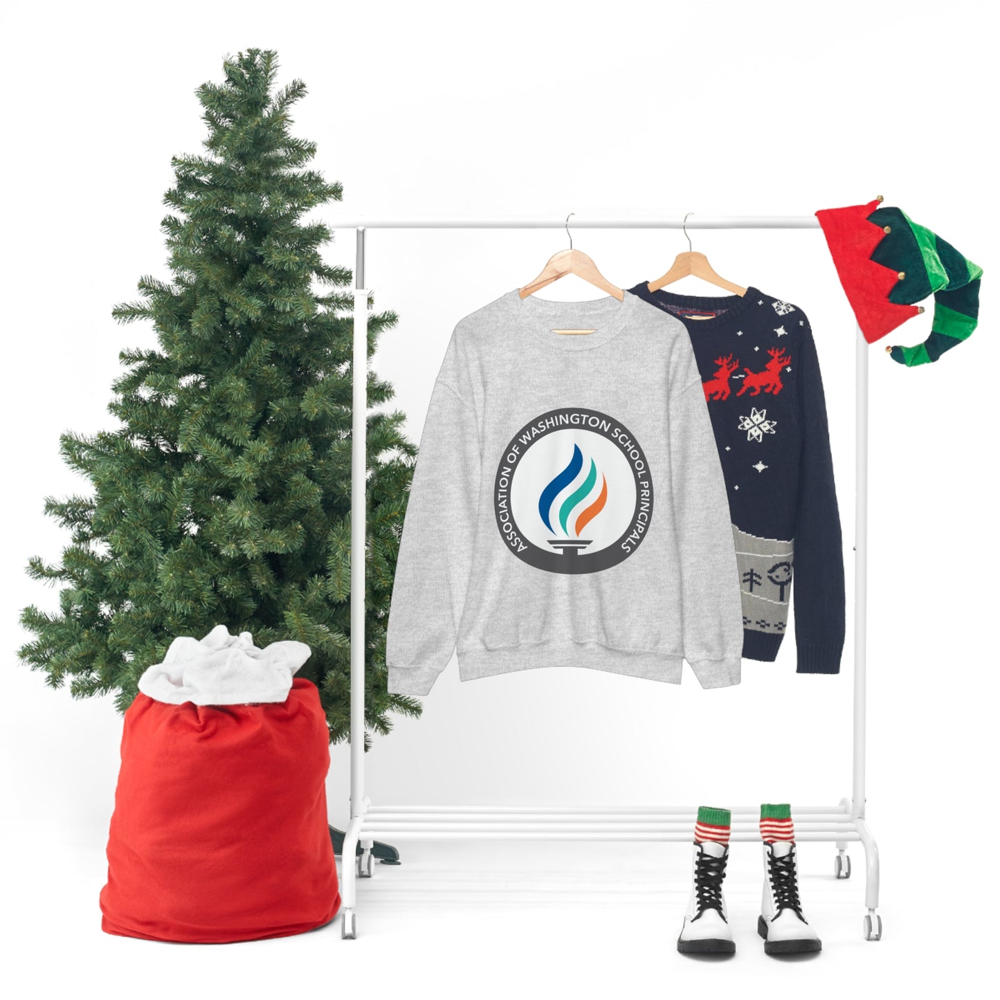 AWSP logo Unisex Heavy Blend™ Crewneck Sweatshirt