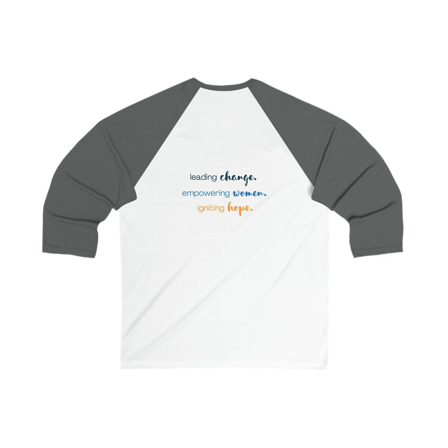 Women in Leadership Unisex 3\4 Sleeve Baseball Tee