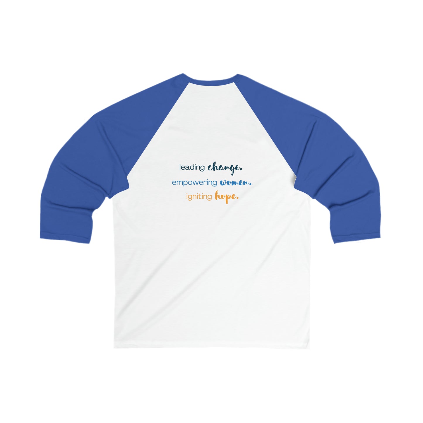 Women in Leadership Unisex 3\4 Sleeve Baseball Tee