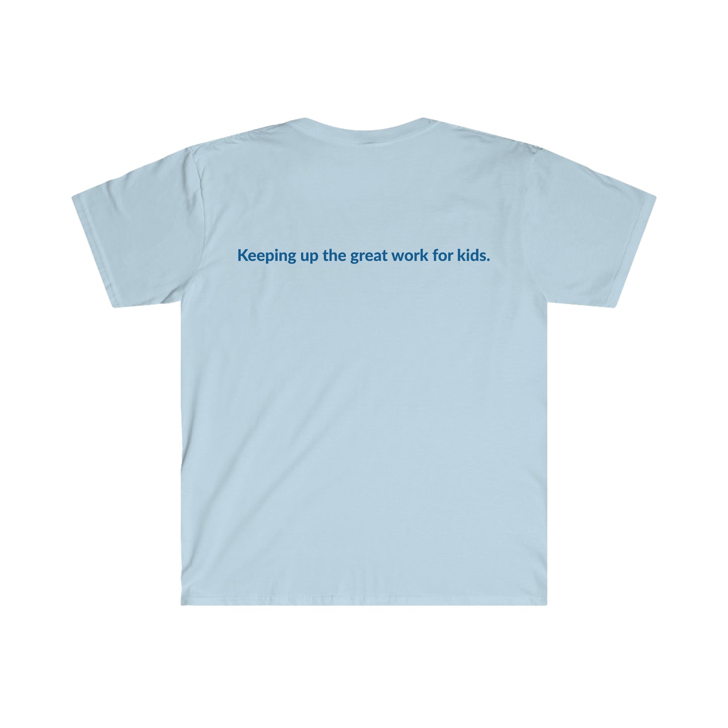 AWSP logo w/message unisex softstyle t-shirt