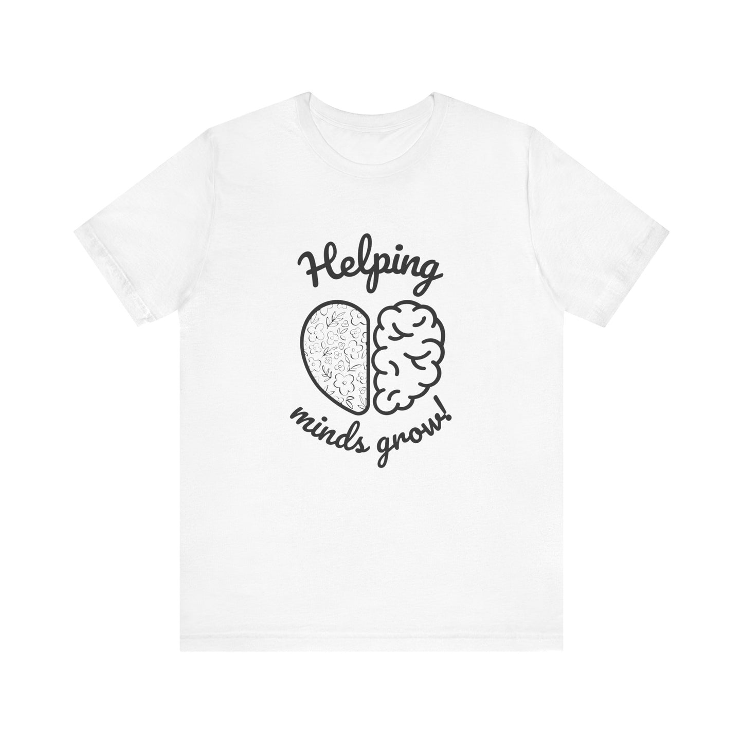 Helping Minds Grow | Unisex Jersey Short Sleeve Tee