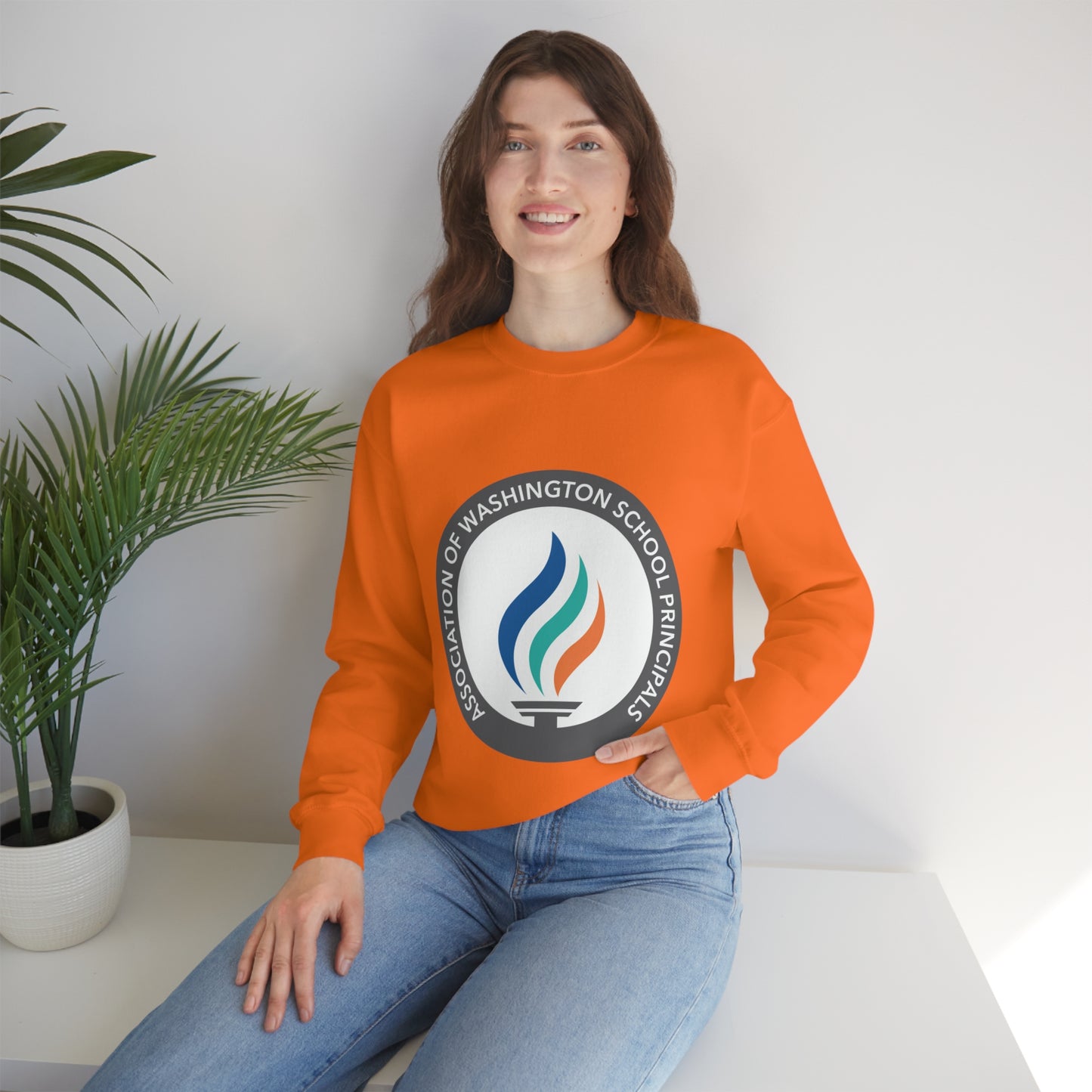 AWSP logo Unisex Heavy Blend™ Crewneck Sweatshirt