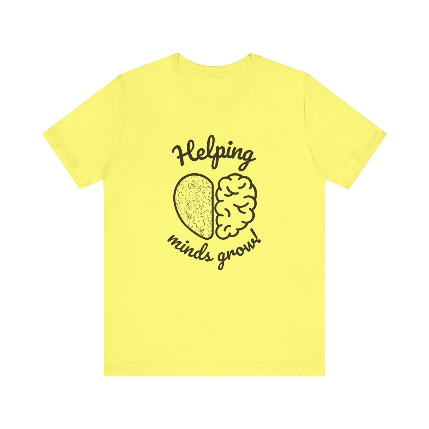 Helping Minds Grow | Unisex Jersey Short Sleeve Tee