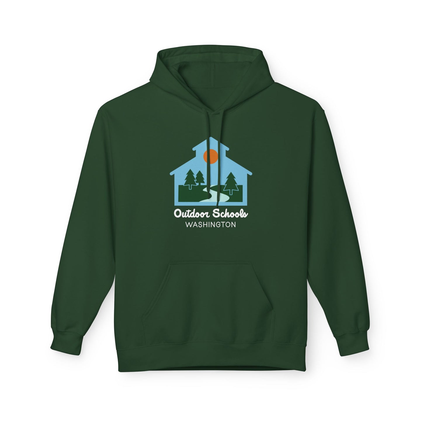 Outdoor Schools WA Unisex Midweight Softstyle Fleece Hoodie