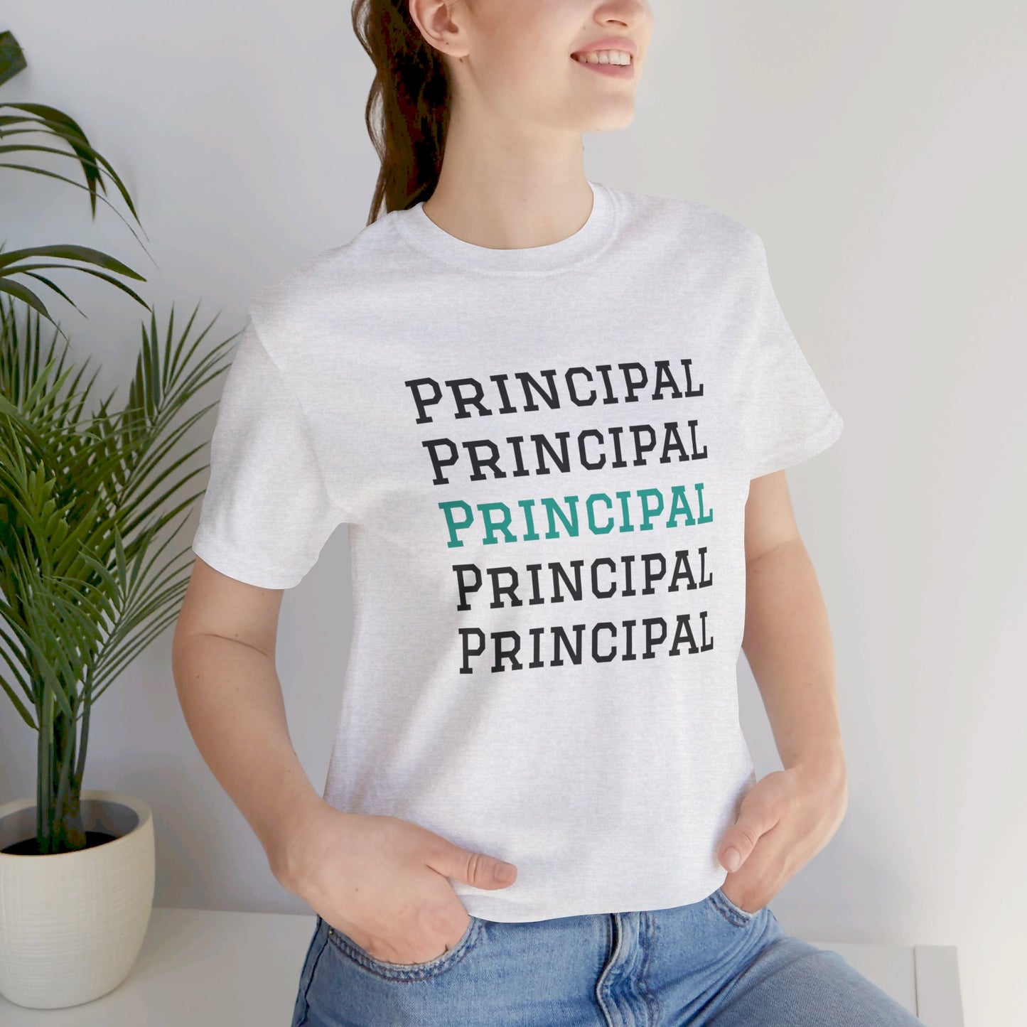 AWSP Principal | Unisex Jersey Short Sleeve Tee