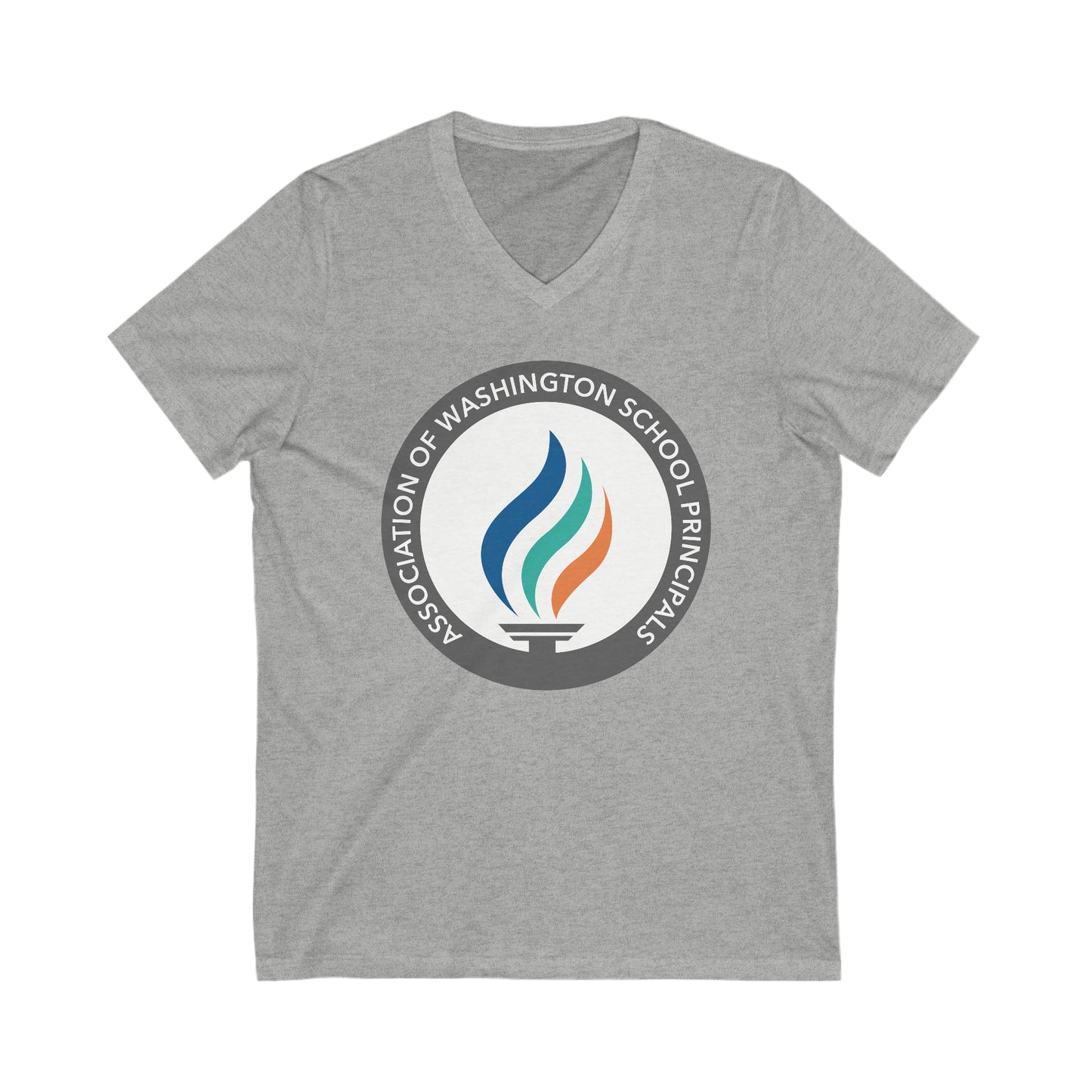 AWSP Logo soft jersey V-Neck Tee