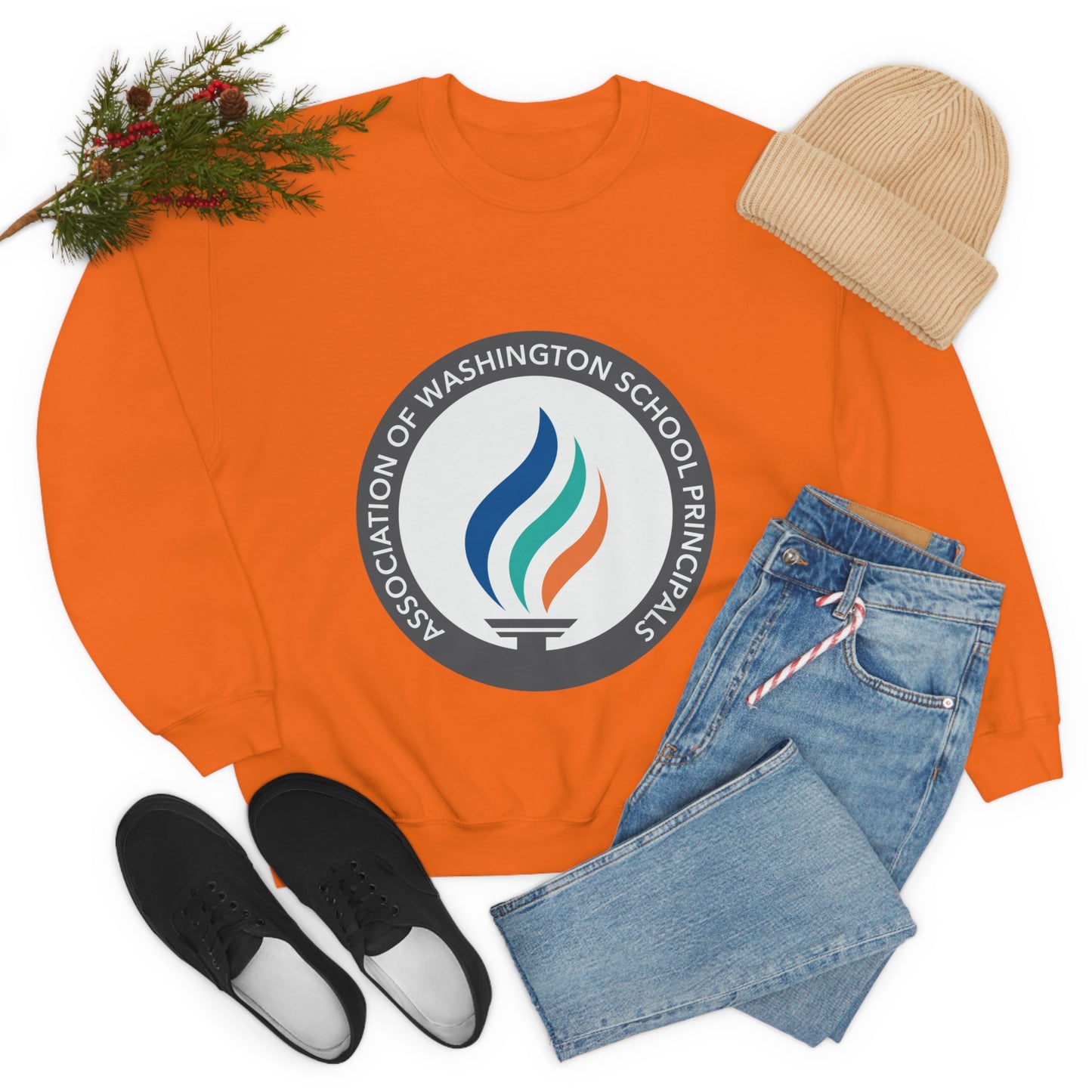 AWSP logo Unisex Heavy Blend™ Crewneck Sweatshirt