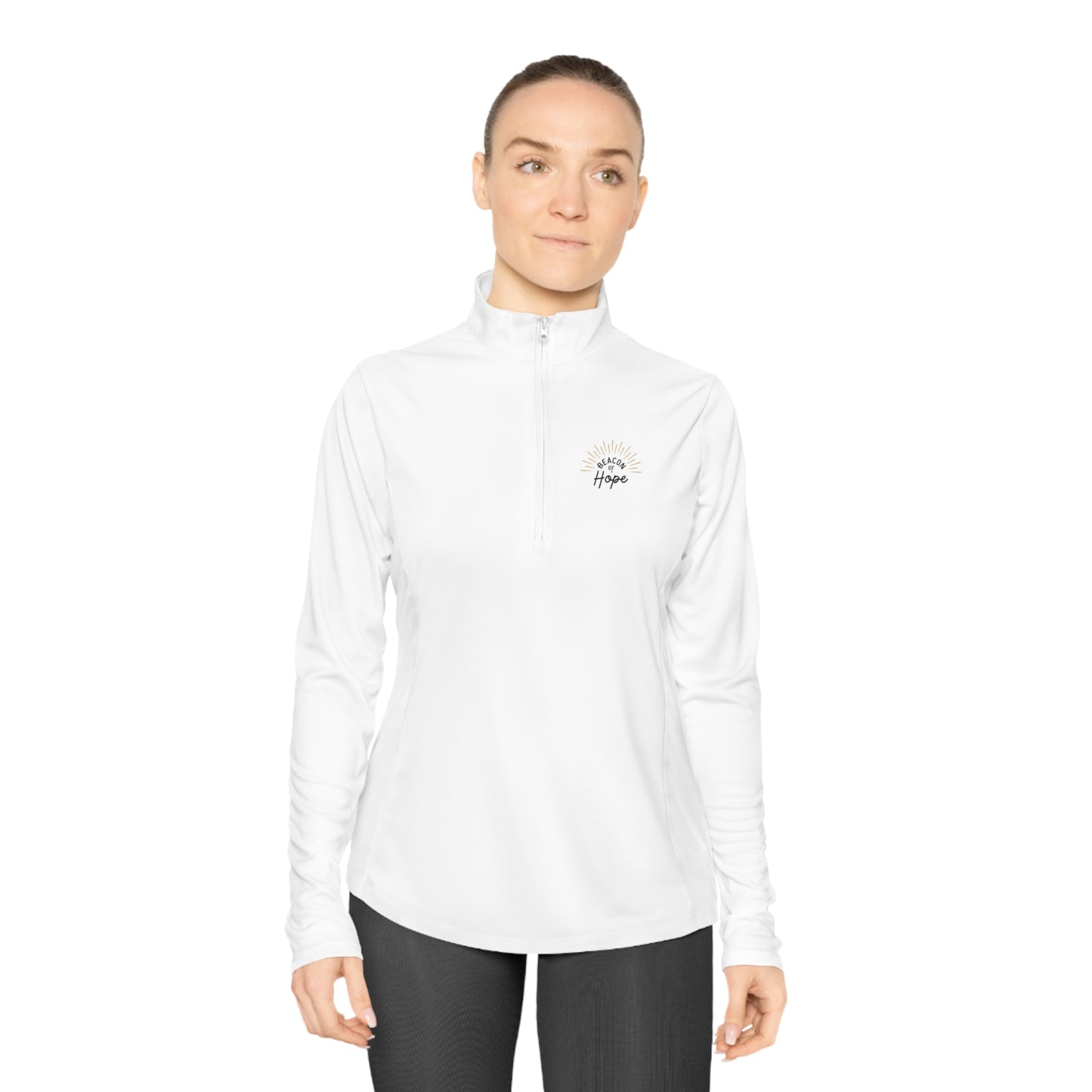 "Beacon of Hope" Ladies Quarter-Zip Pullover