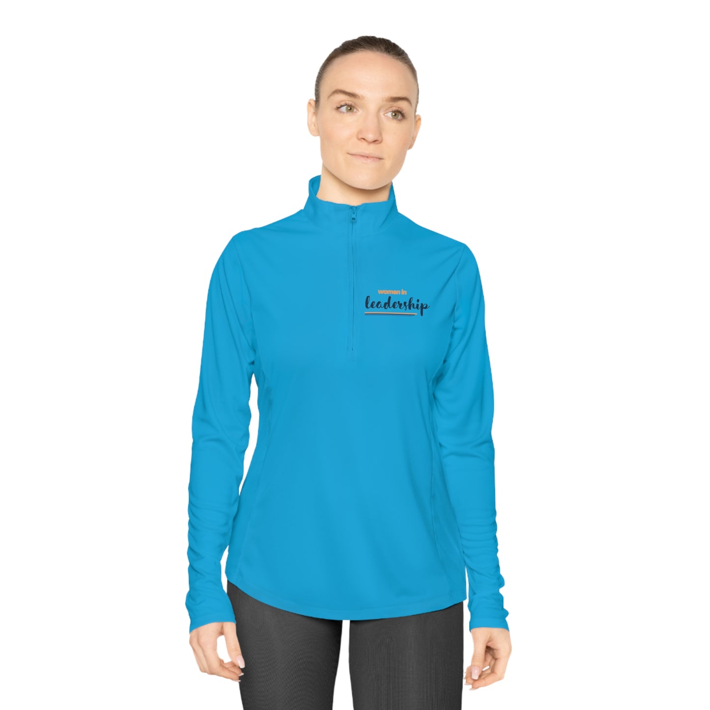 Women in Leadership Ladies Quarter-Zip Pullover