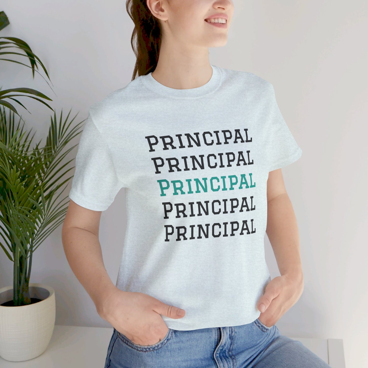 AWSP Principal | Unisex Jersey Short Sleeve Tee
