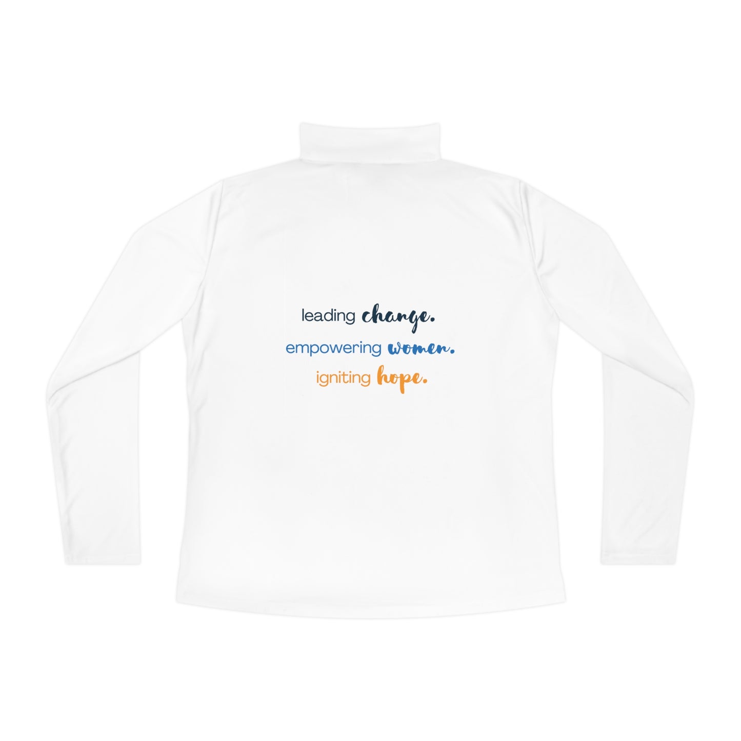 Women in Leadership Ladies Quarter-Zip Pullover