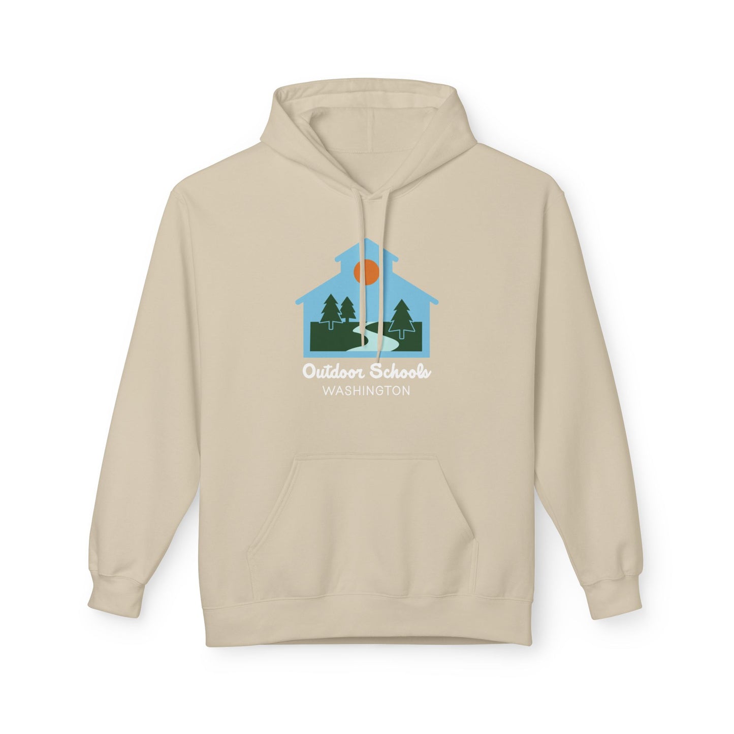 Outdoor Schools WA Unisex Midweight Softstyle Fleece Hoodie