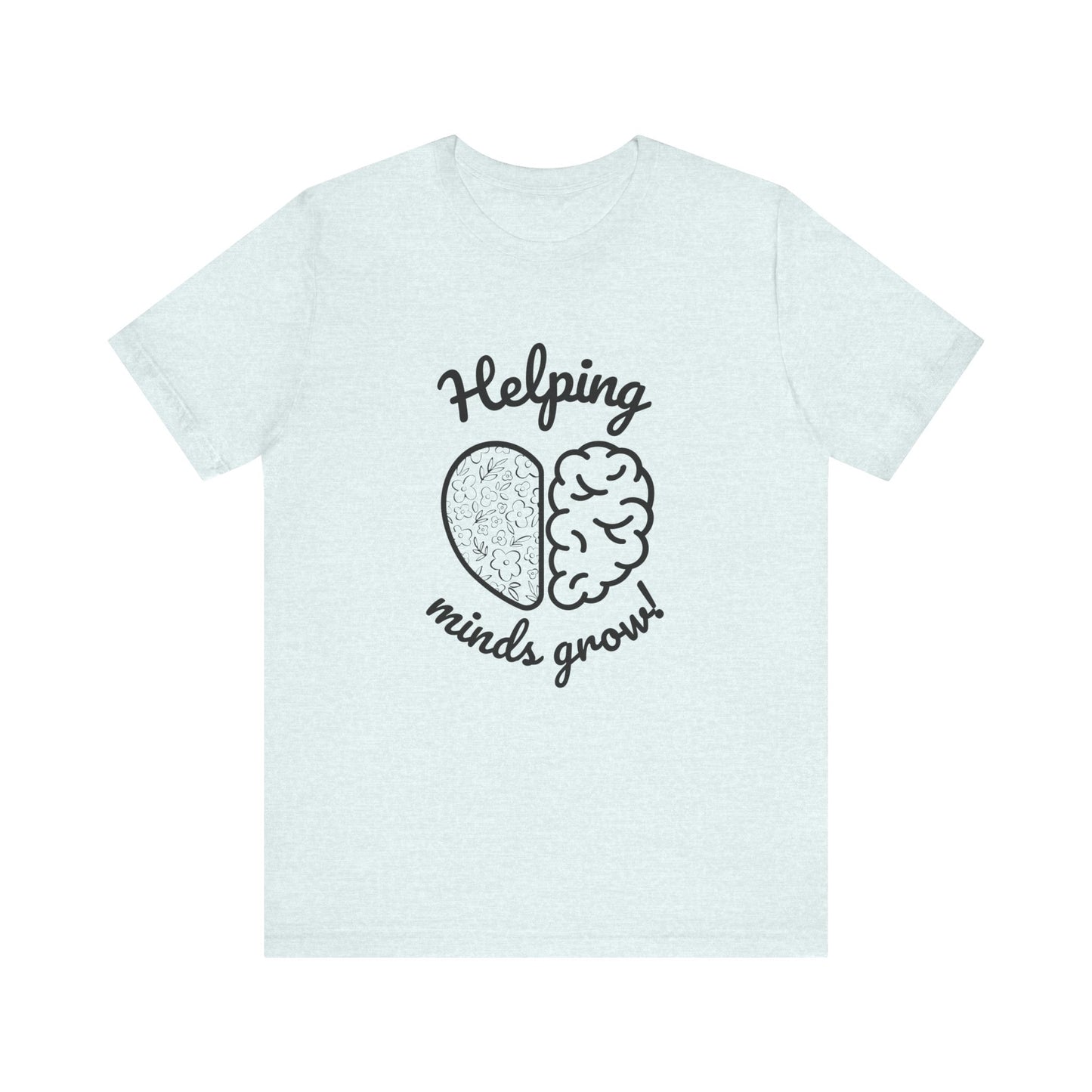 Helping Minds Grow | Unisex Jersey Short Sleeve Tee