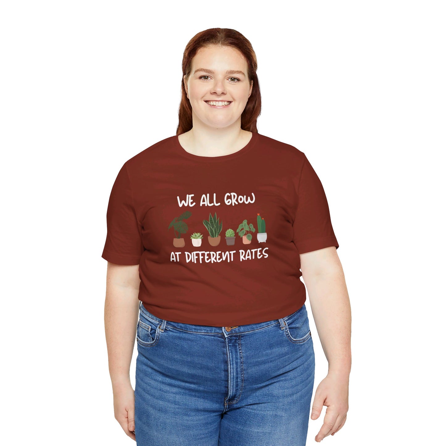 We All Grow At Different Rates | Unisex Jersey Short Sleeve Tee