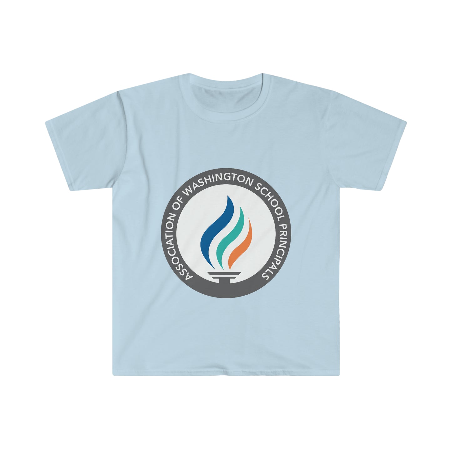 AWSP logo w/message unisex softstyle t-shirt