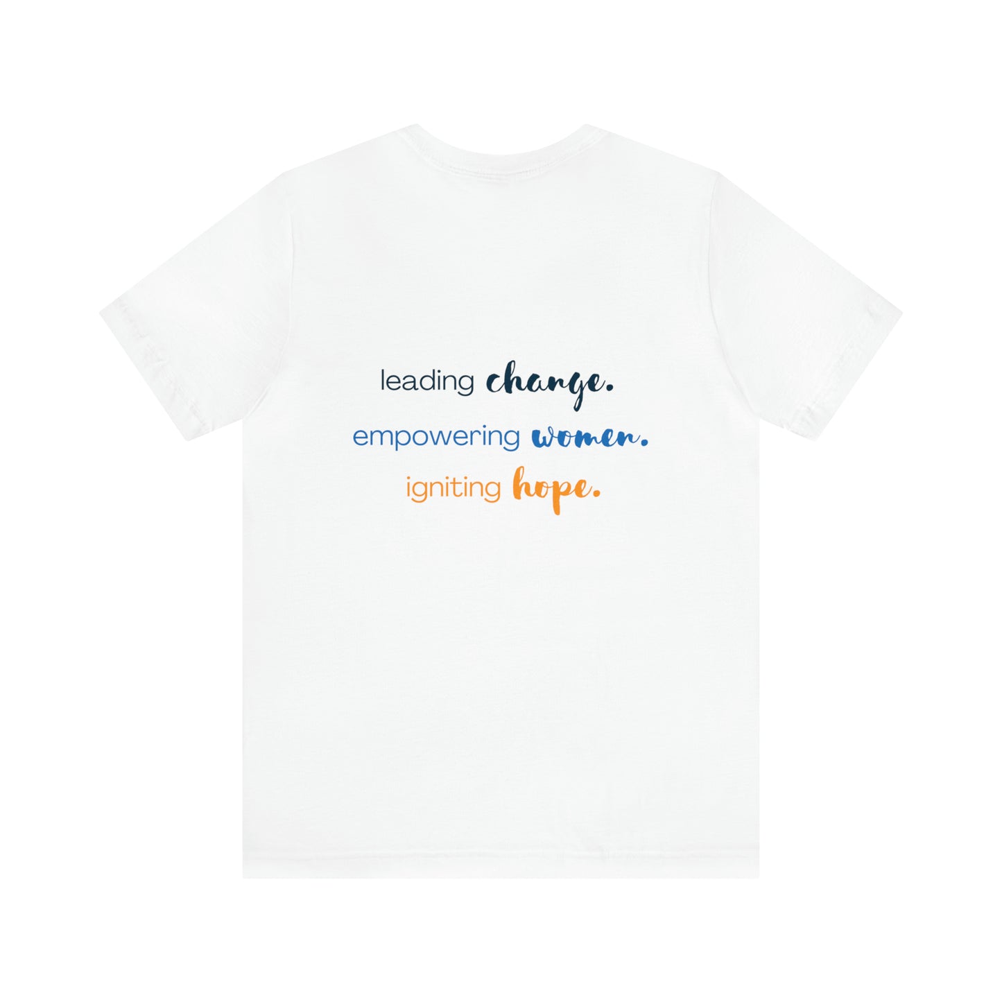 Women in Leadership Tee Unisex Jersey Short Sleeve Tee