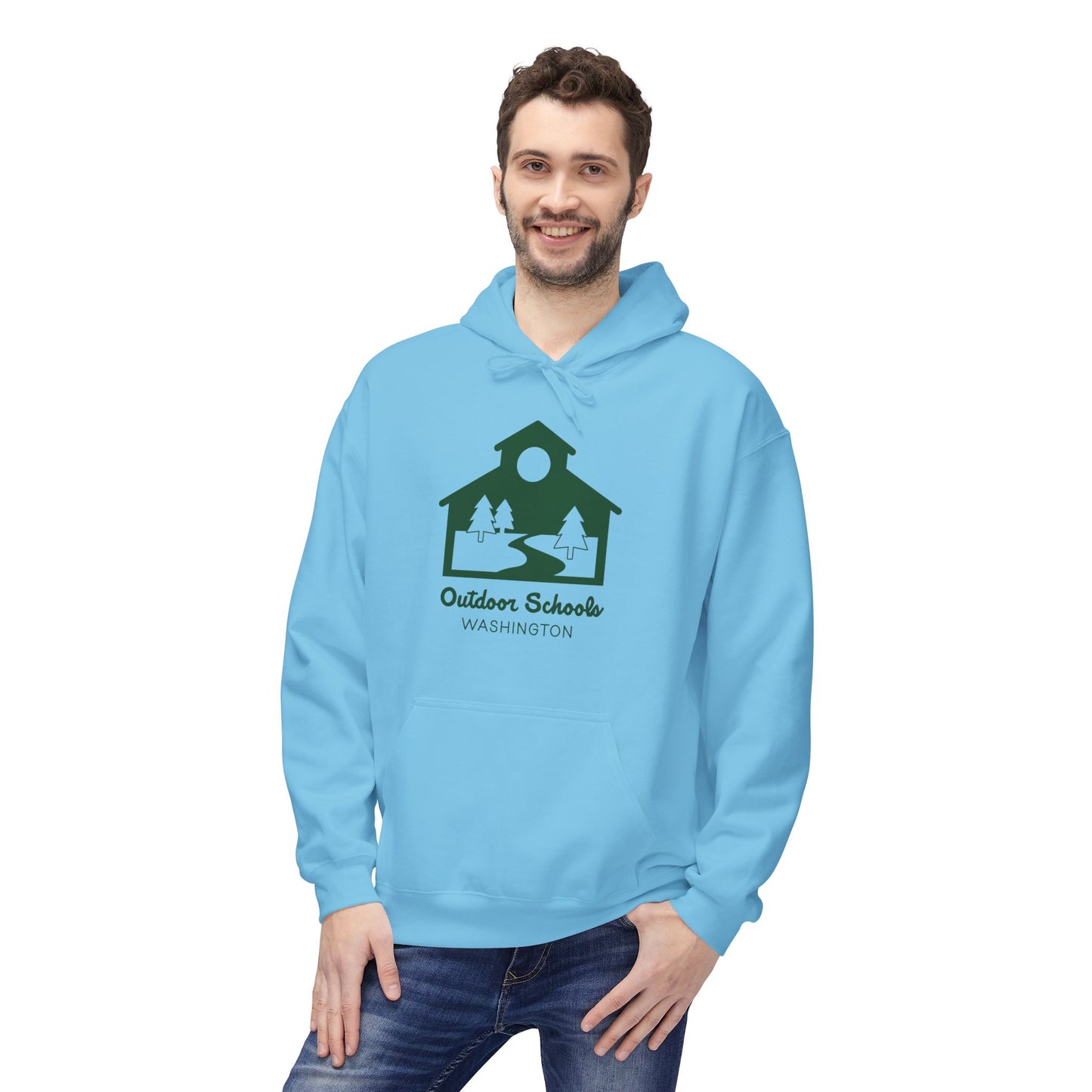 Outdoor Schools WA Unisex Midweight Softstyle Fleece Hoodie