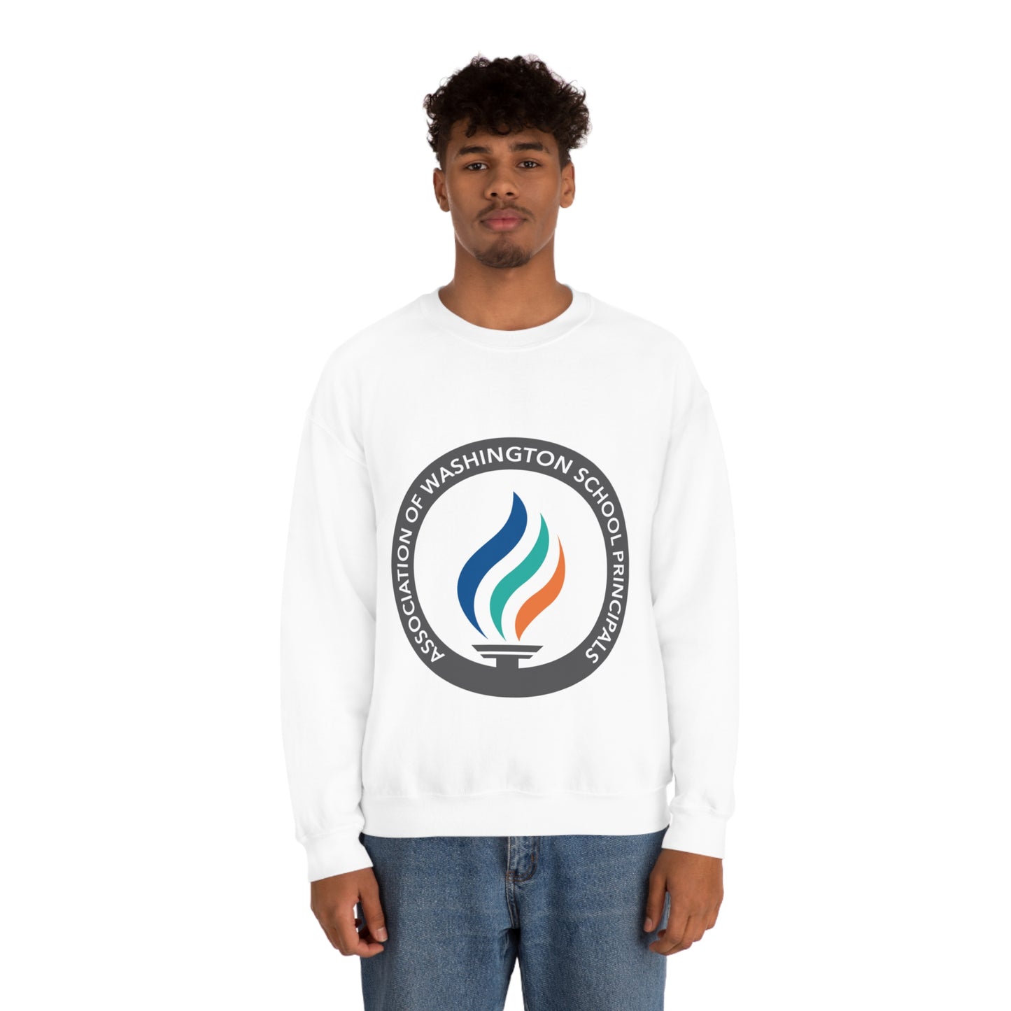 AWSP logo Unisex Heavy Blend™ Crewneck Sweatshirt