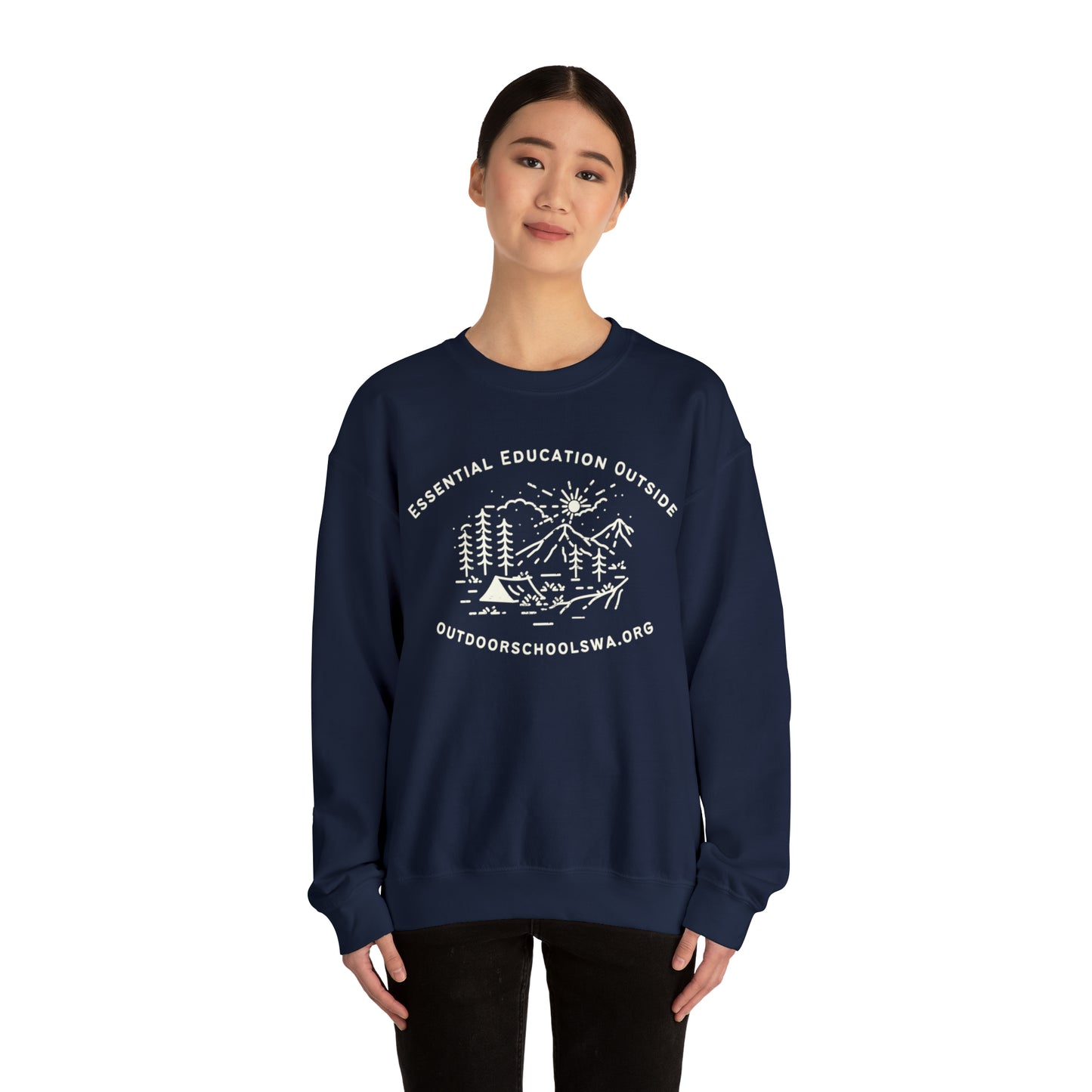 Outdoor Schools Unisex Heavy Blend™ Crewneck Sweatshirt