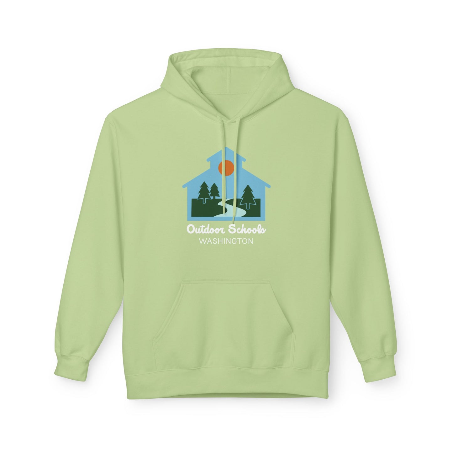 Outdoor Schools WA Unisex Midweight Softstyle Fleece Hoodie