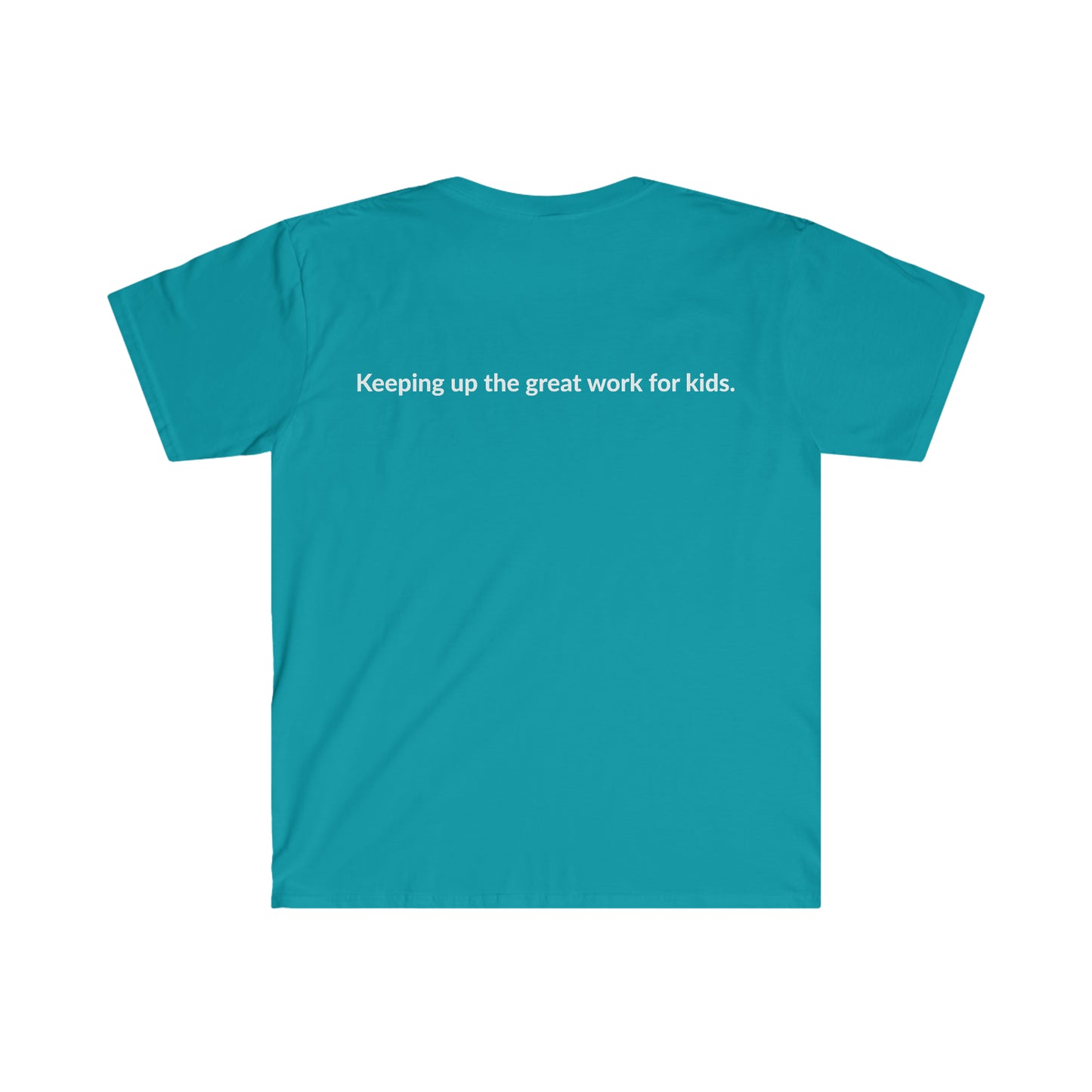 AWSP logo w/message unisex softstyle t-shirt