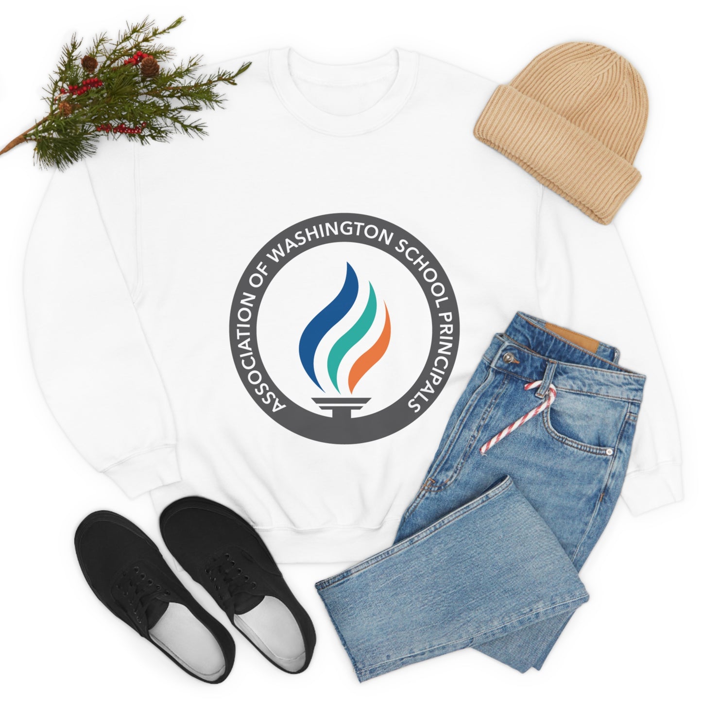AWSP logo Unisex Heavy Blend™ Crewneck Sweatshirt