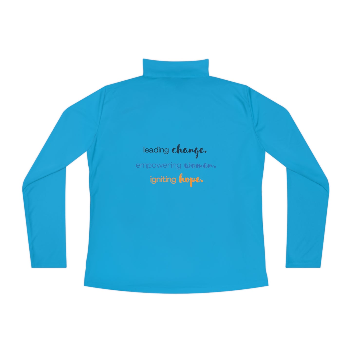 Women in Leadership Ladies Quarter-Zip Pullover