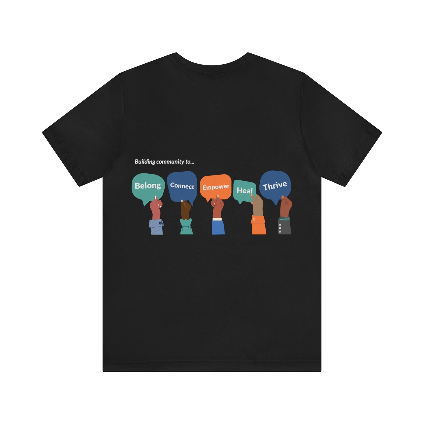 AWSP Leaders of Color Network Unisex Short Sleeve Tee, Bella+Canvas brand