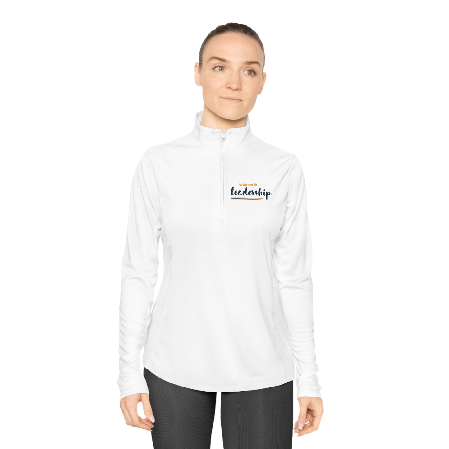 Women in Leadership Ladies Quarter-Zip Pullover