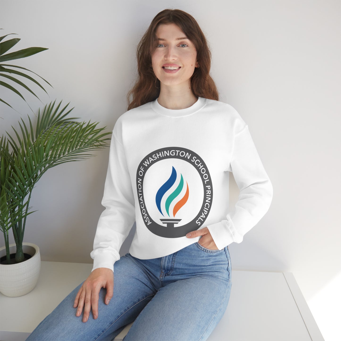 AWSP logo Unisex Heavy Blend™ Crewneck Sweatshirt