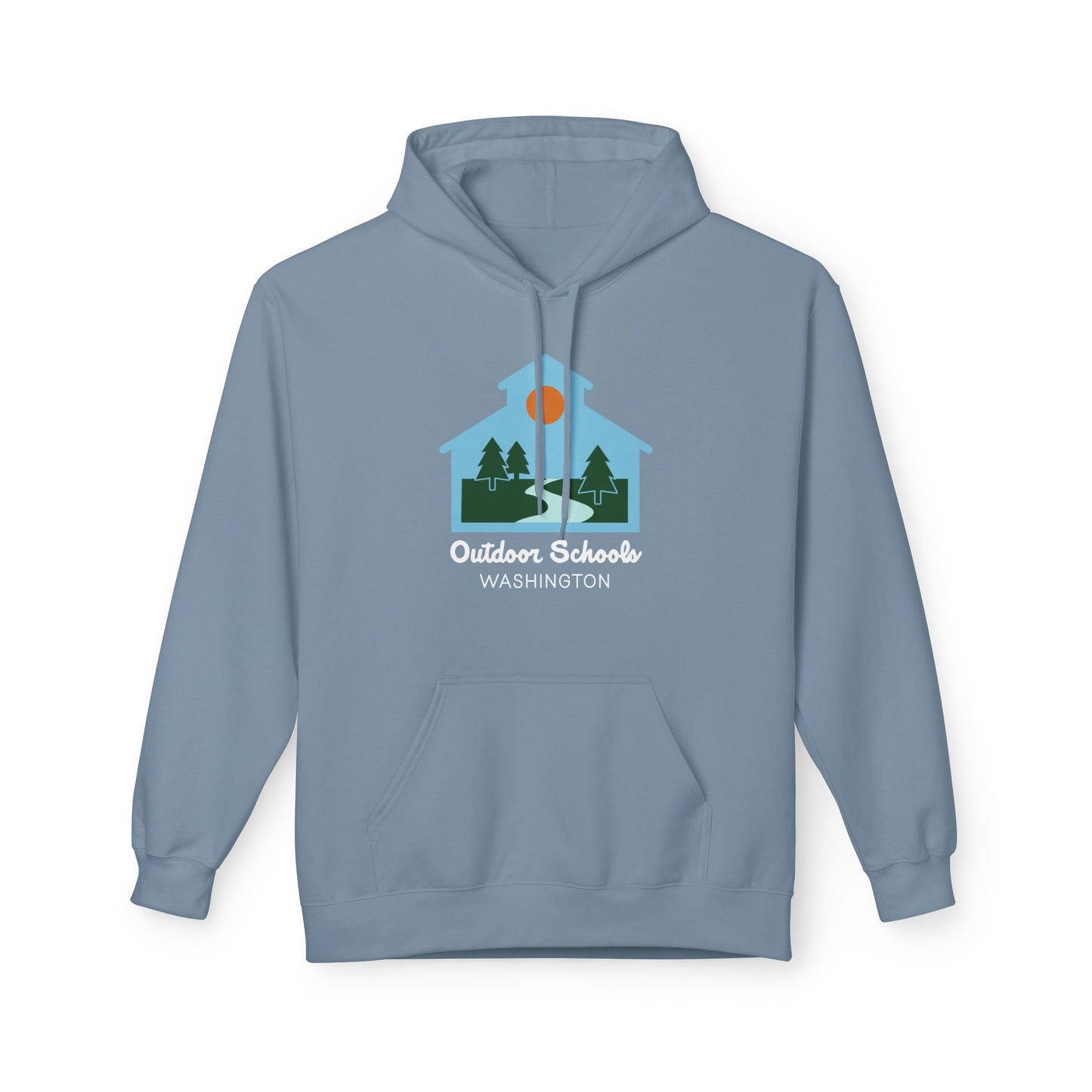 Outdoor Schools WA Unisex Midweight Softstyle Fleece Hoodie
