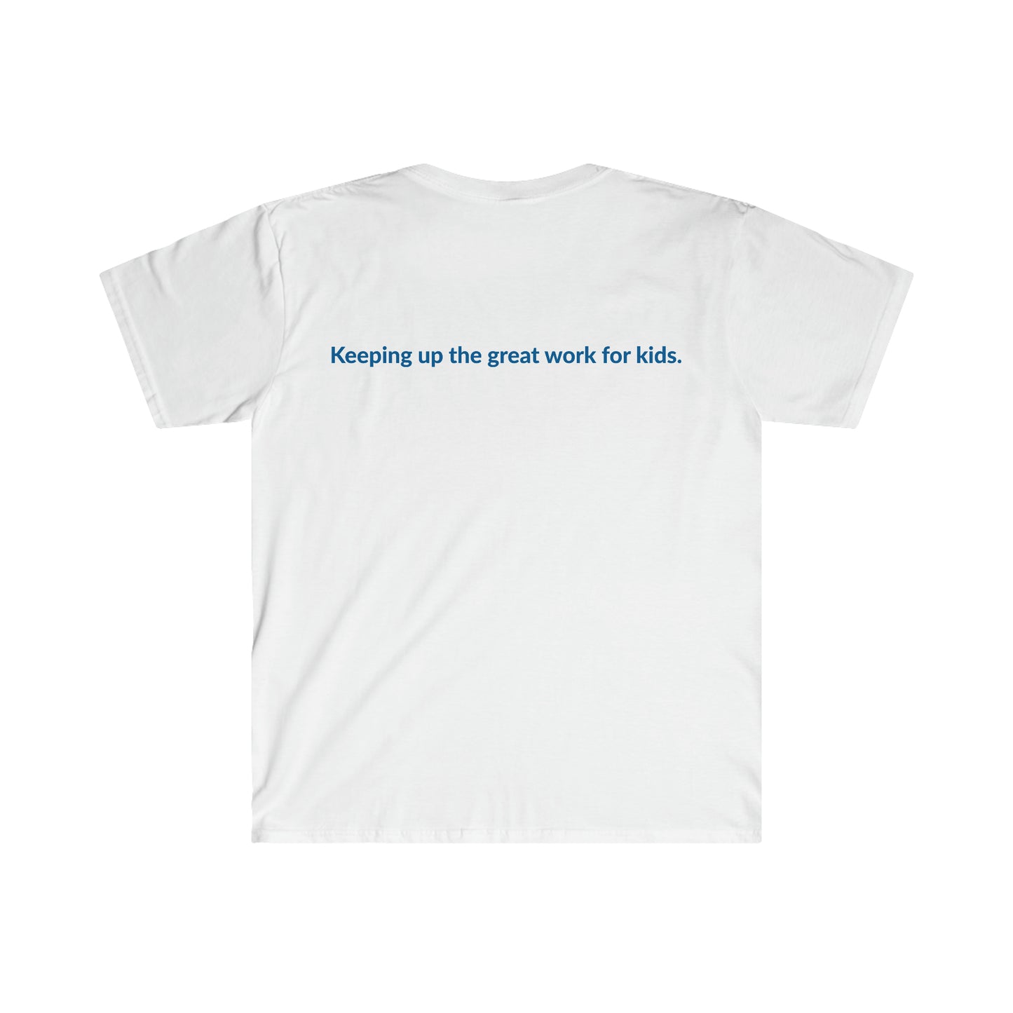 AWSP logo w/message unisex softstyle t-shirt