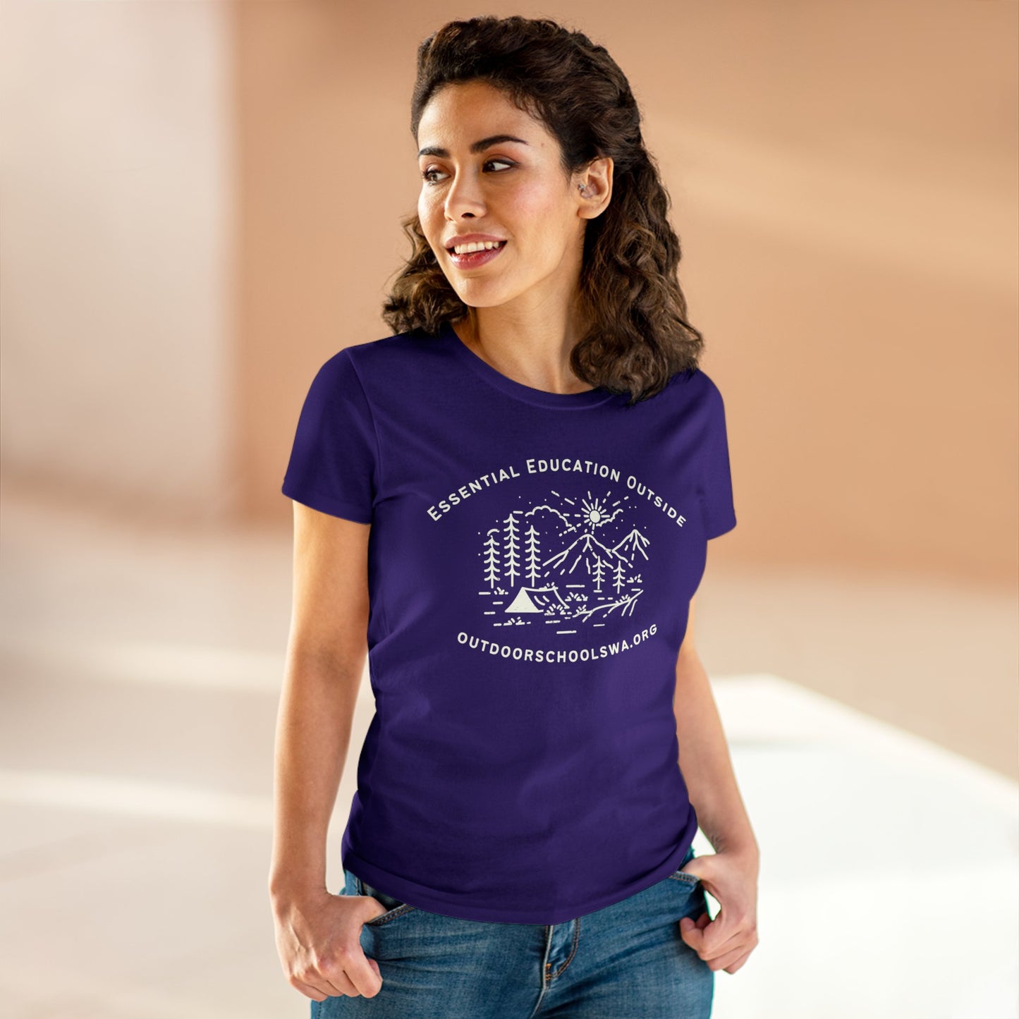Outdoor Schools Women's Midweight Cotton Tee
