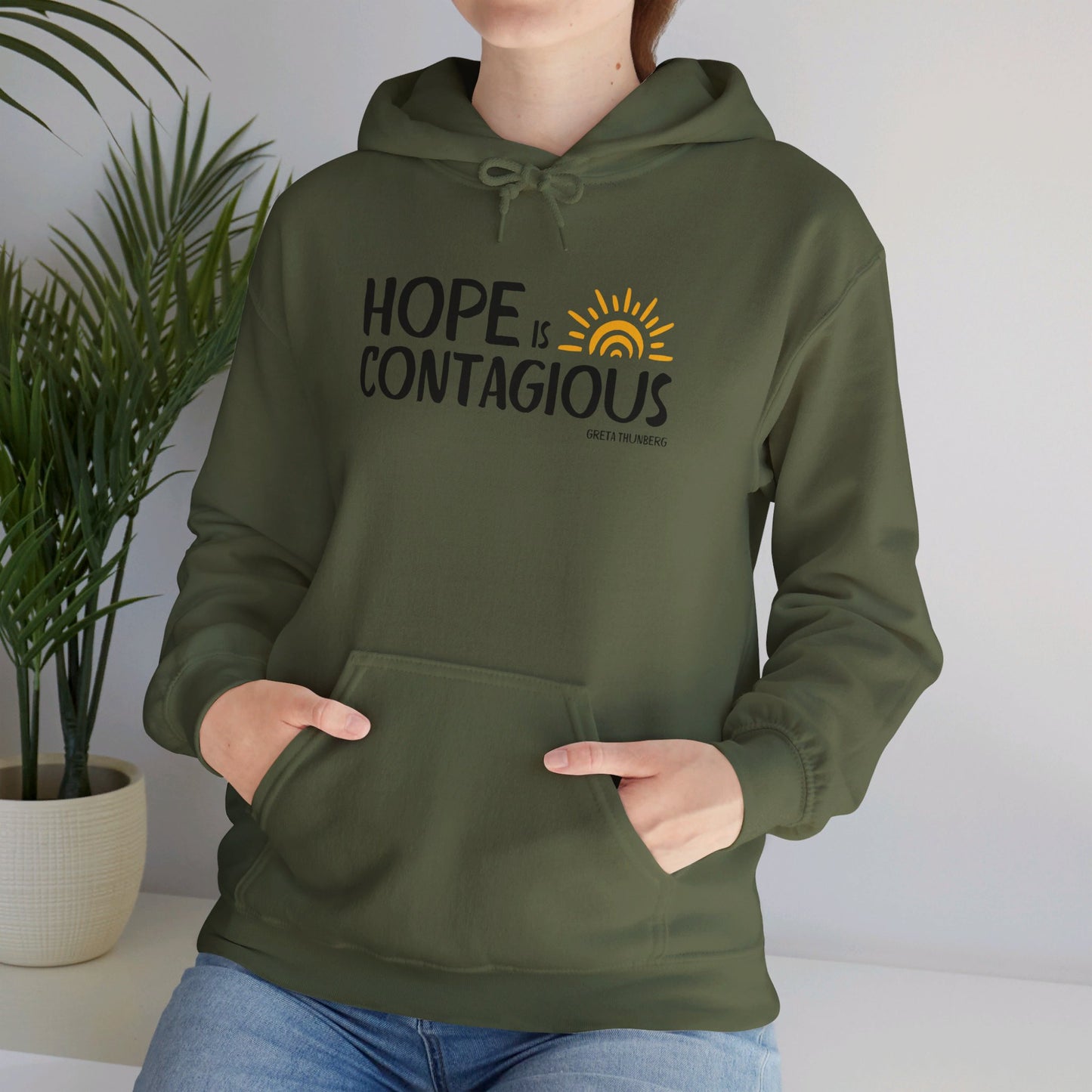 Hope is Contagious | Unisex Heavy Blend™ Hooded Sweatshirt