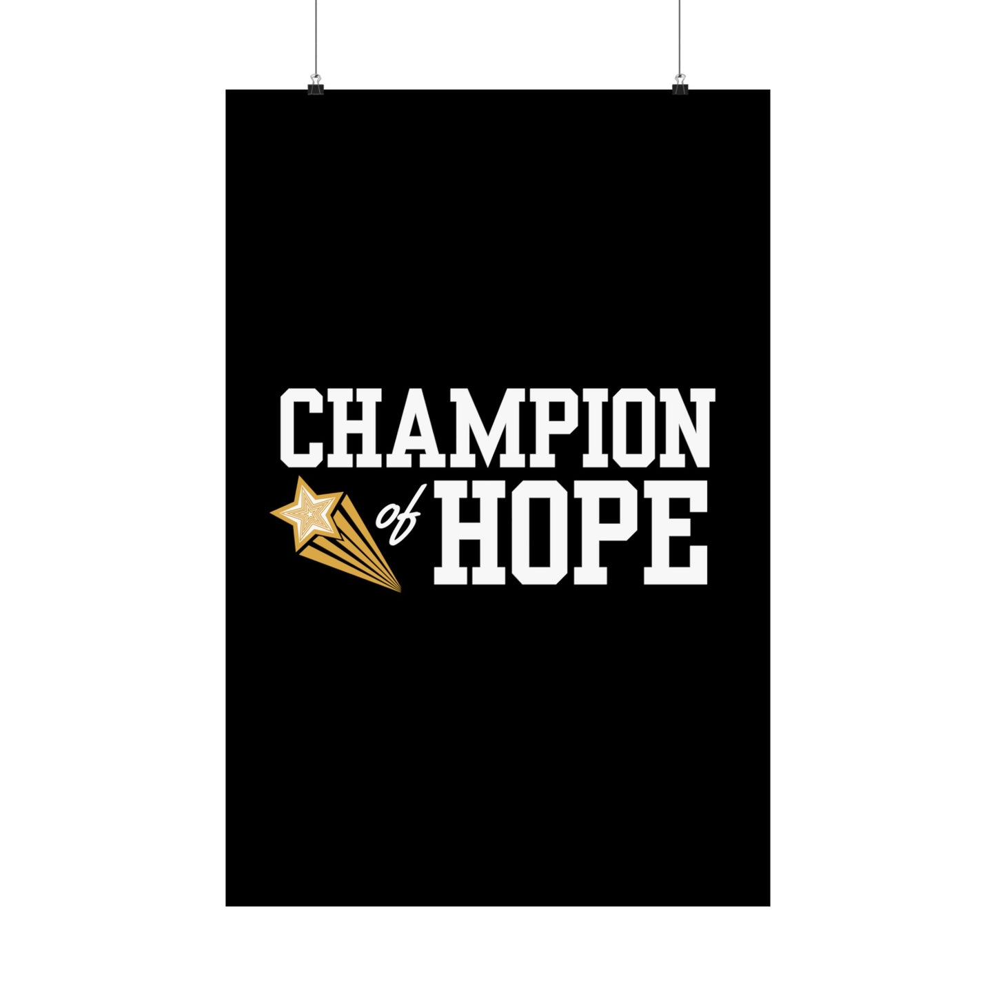 Champion of Hope Poster