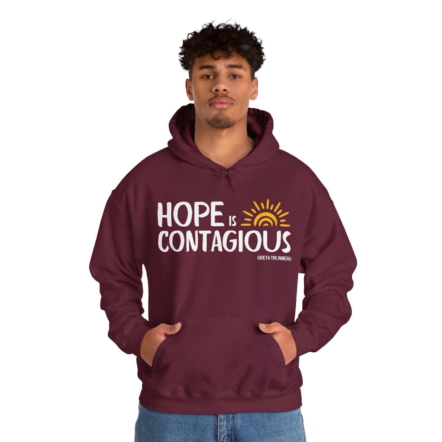 Hope is Contagious Unisex Heavy Blend™ Hooded Sweatshirt