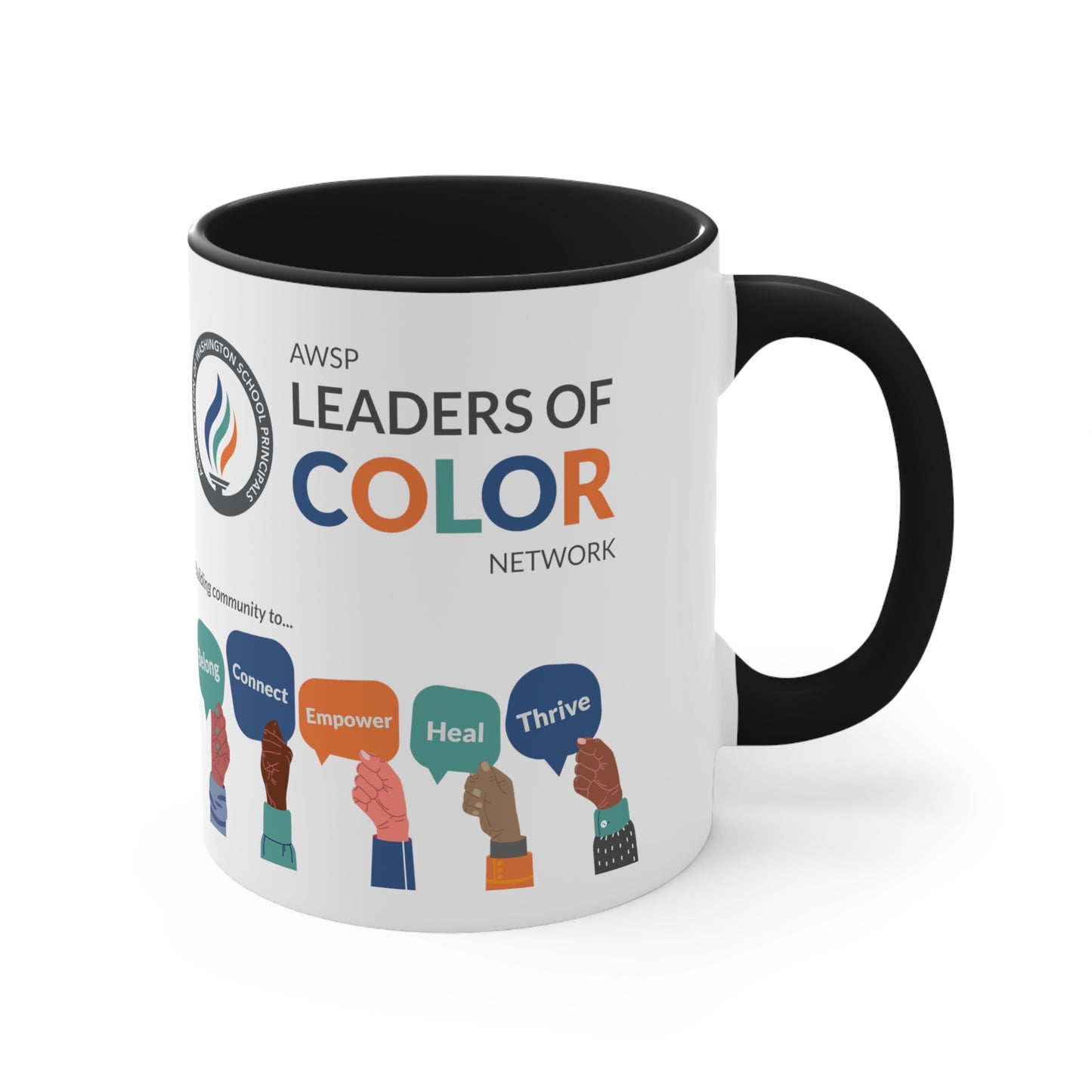 Leaders of Color Accent Mug