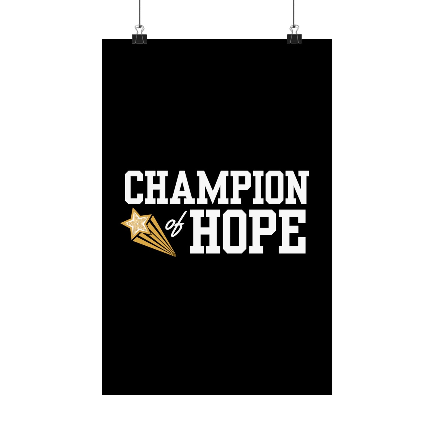 Champion of Hope Poster