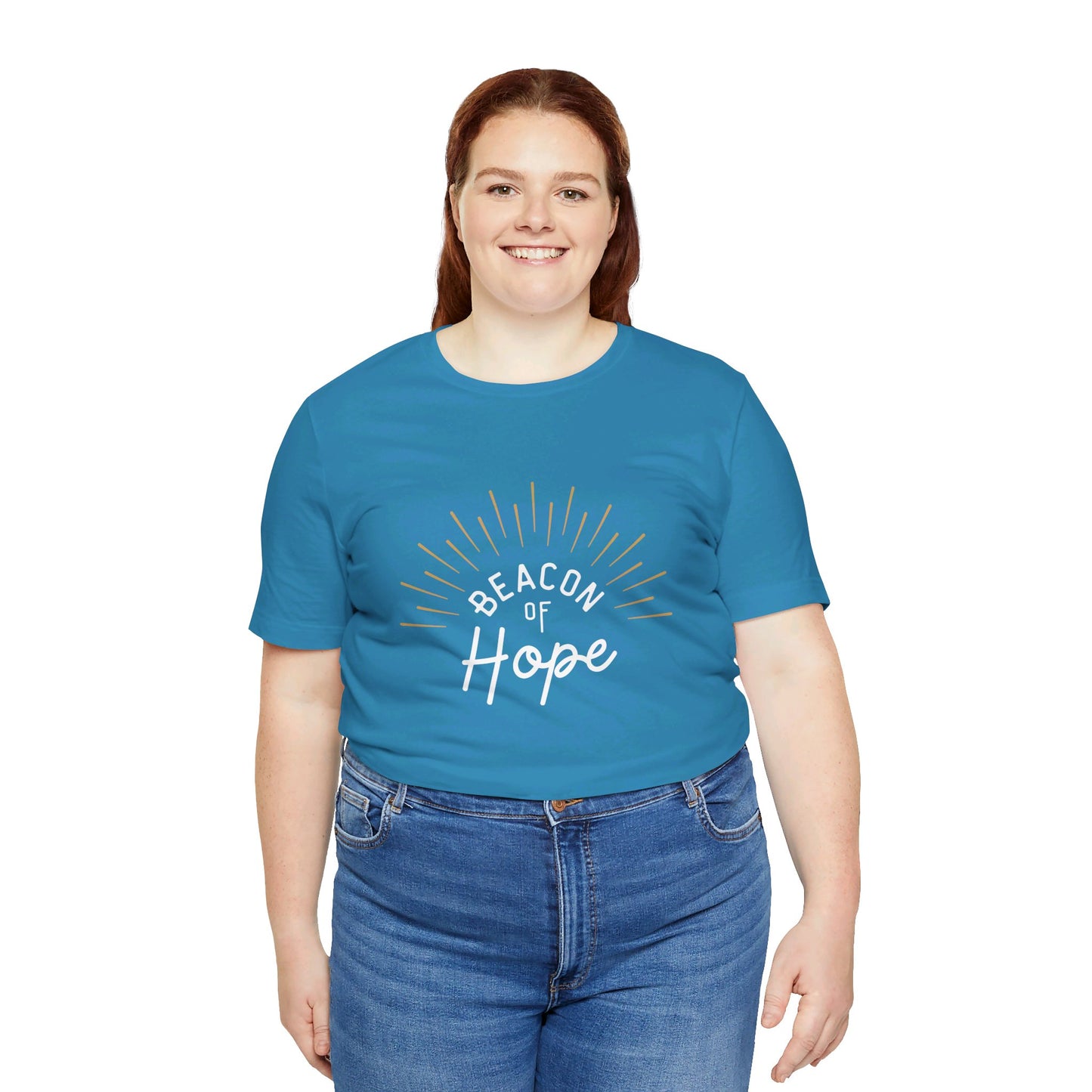 "Beacon of Hope" Unisex Jersey Short Sleeve Tee