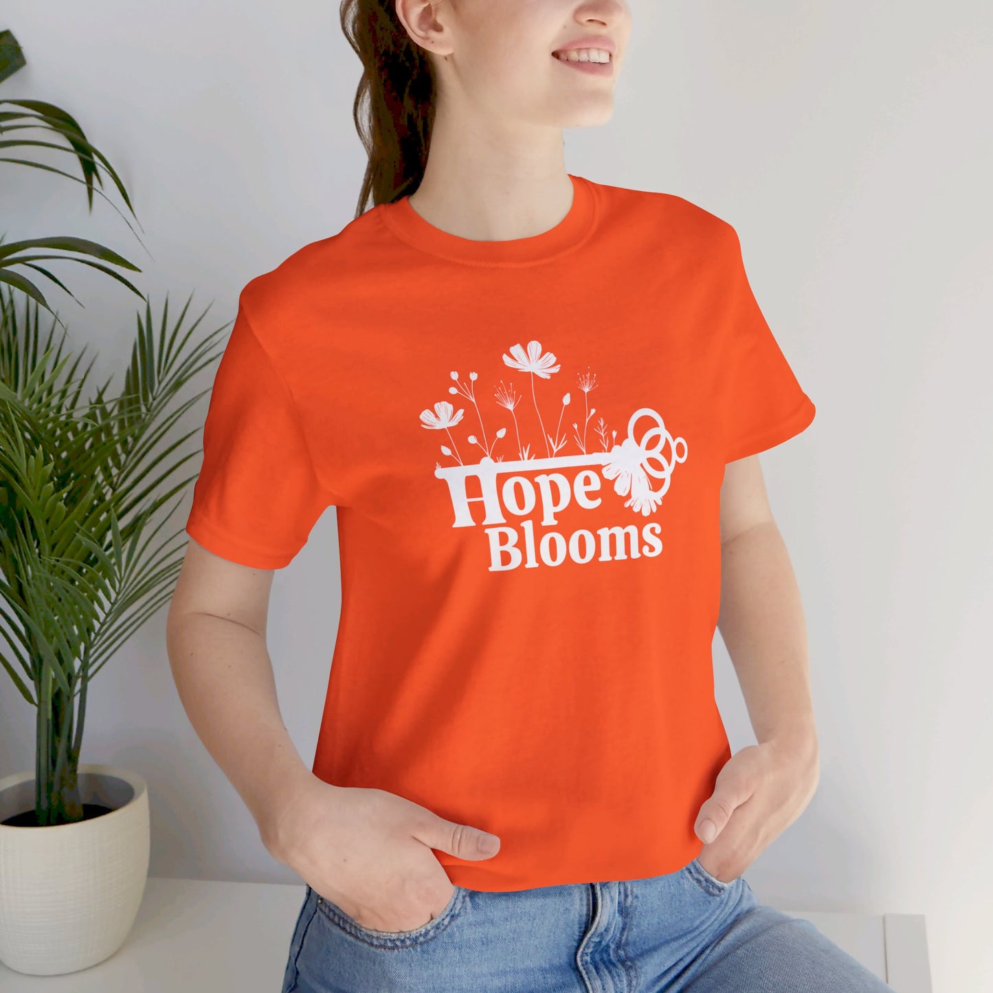 Hope Blooms | Unisex Jersey Short Sleeve Tee