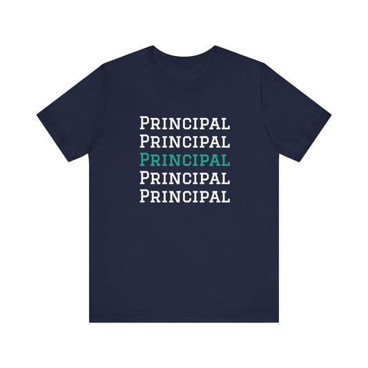 AWSP Principal | Unisex Jersey Short Sleeve Tee