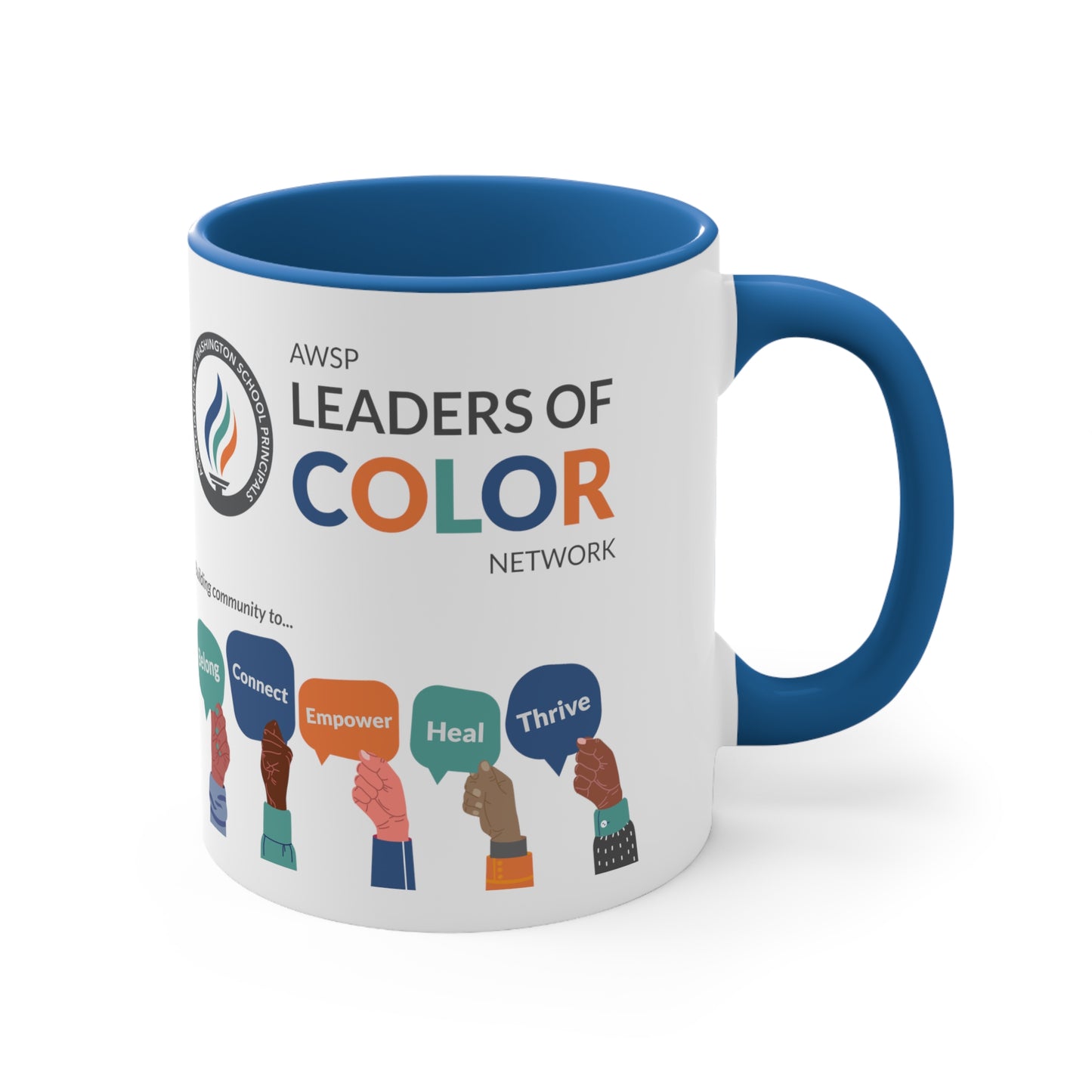 Leaders of Color Accent Mug